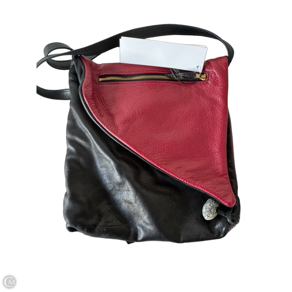 Crossbody Leather By Cma, Size: Medium
