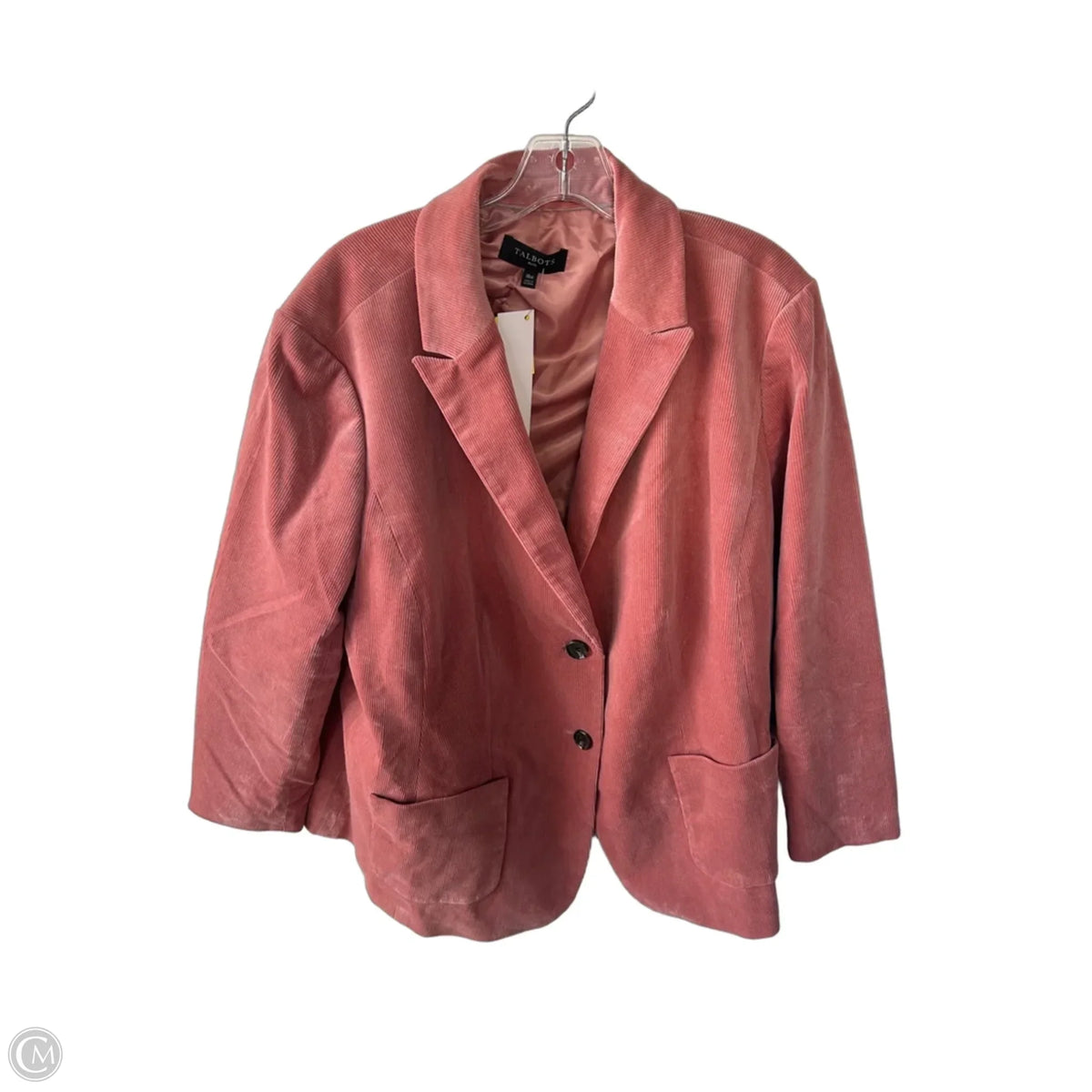 Blazer By Talbots In Pink, Size: 1x
