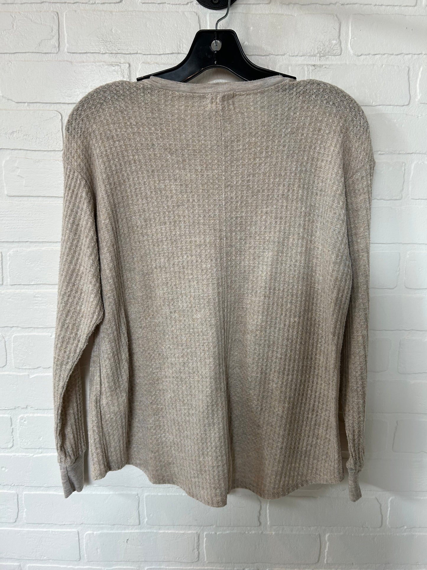 Khaki Top Long Sleeve Basic PST, Size Xs