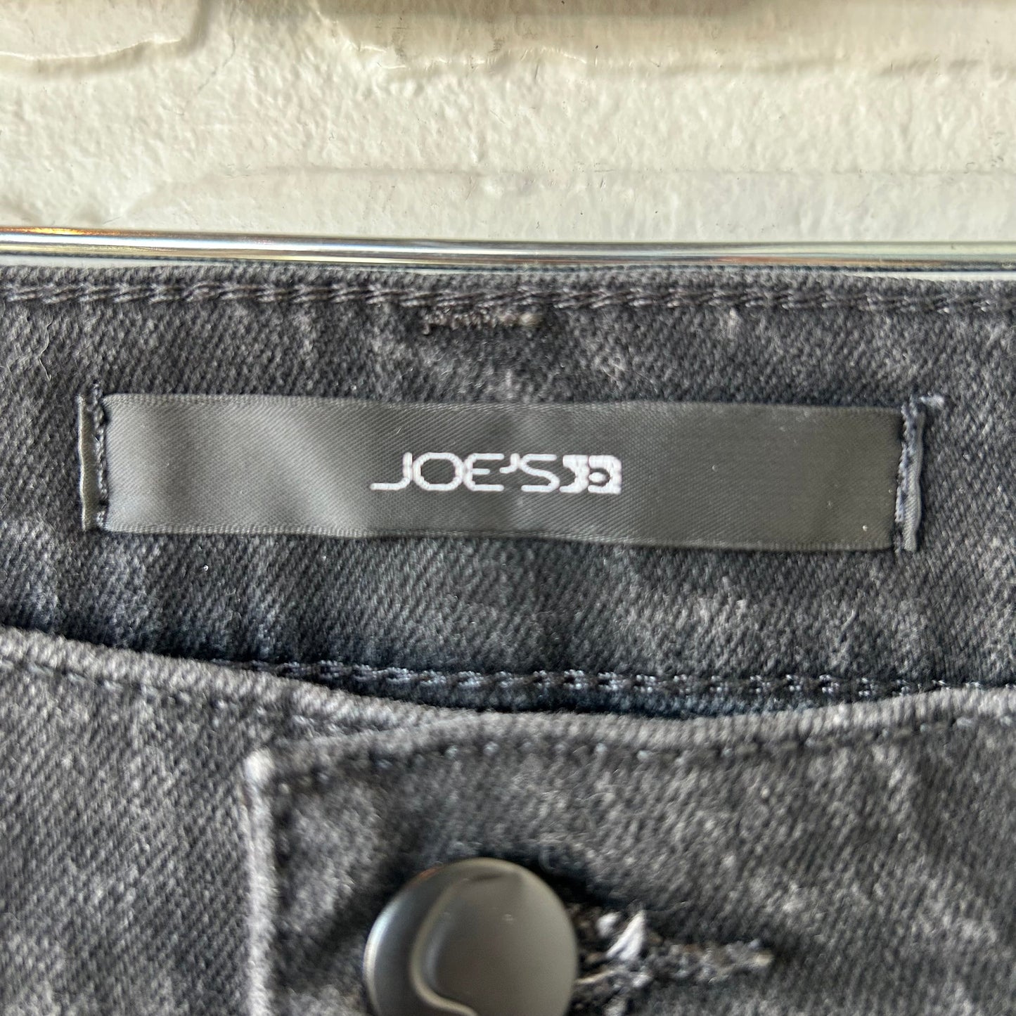 Jeans Straight By Joes Jeans In Black Denim, Size: 8