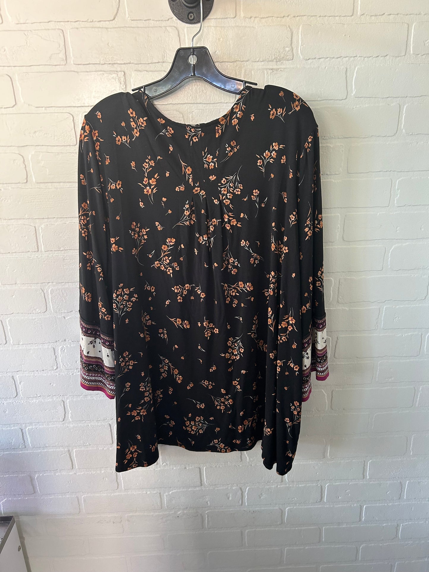 Tunic Long Sleeve By J Jill In Black, Size: Xl