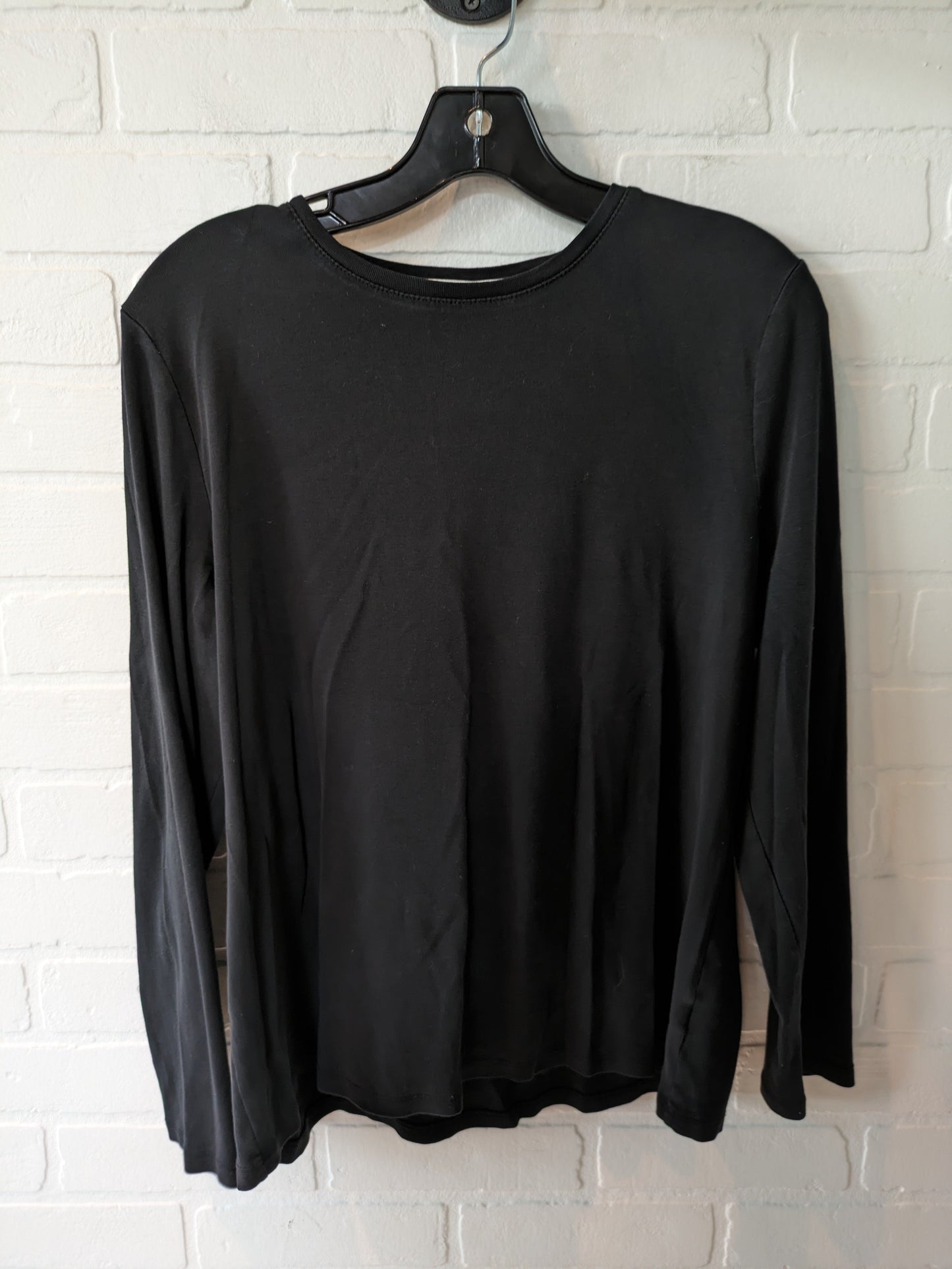 Black Top Long Sleeve Basic Talbots, Size Xl