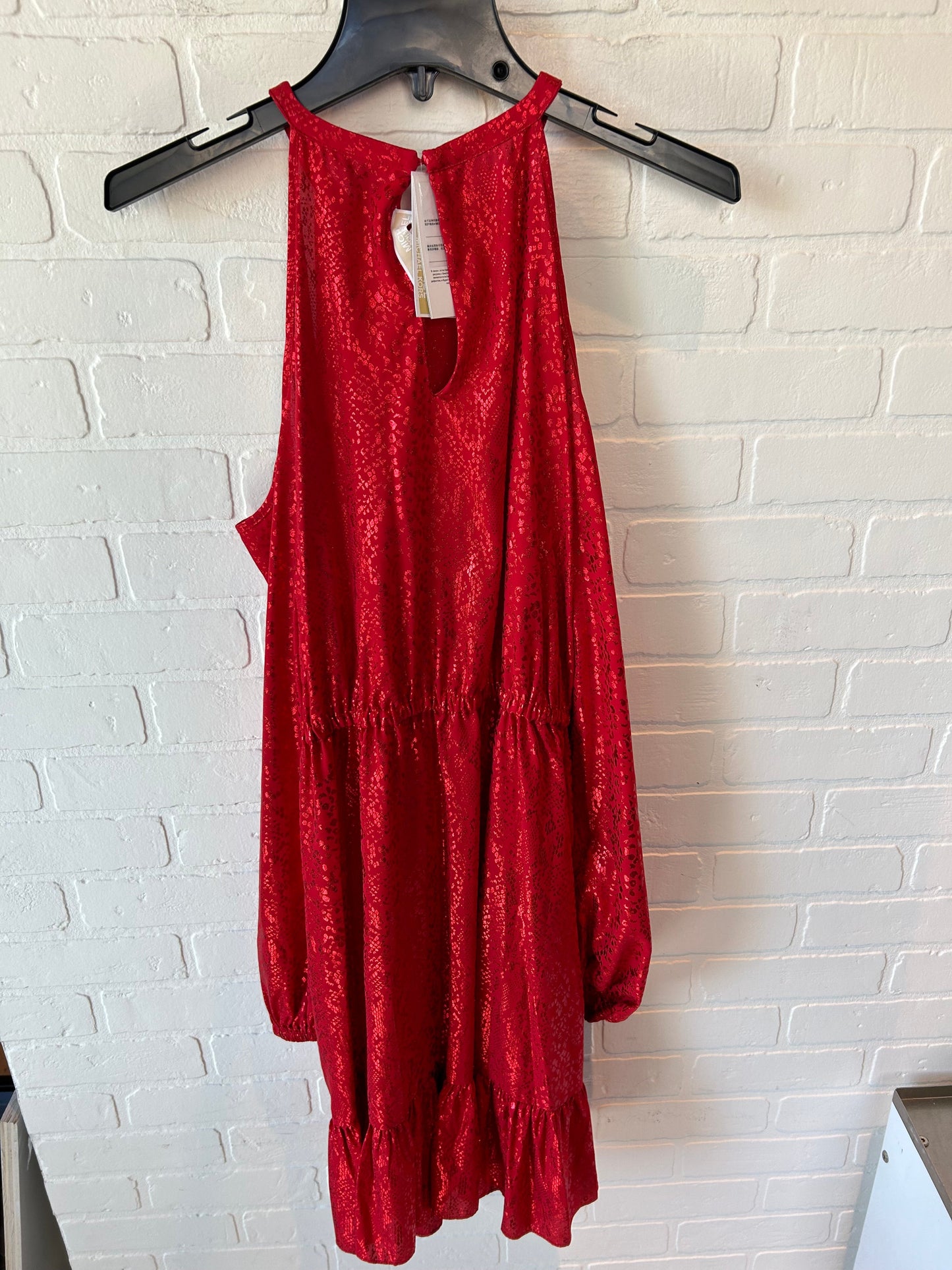 Dress Party Short By Michael By Michael Kors In Red, Size: M