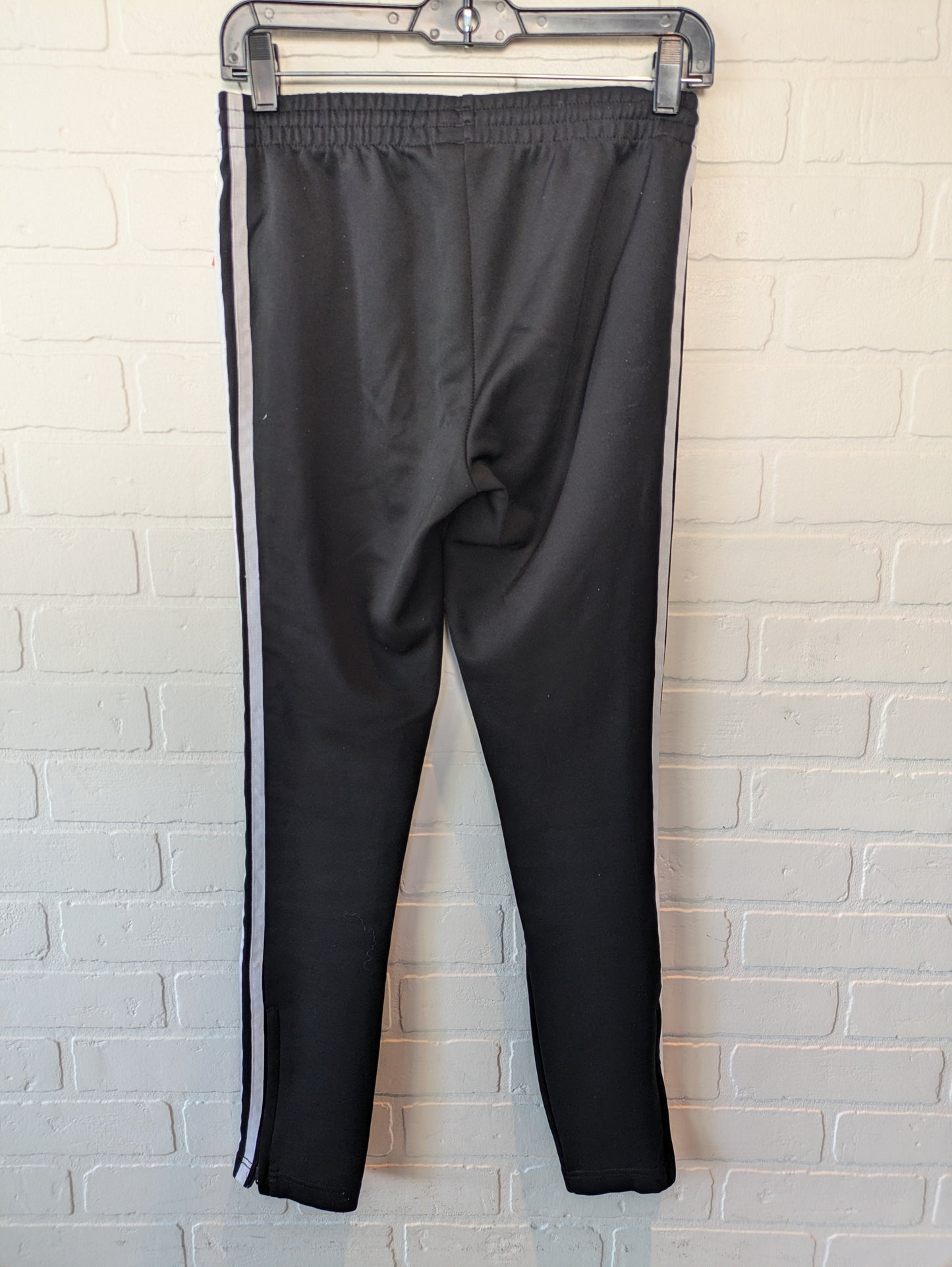 Athletic Pants By Adidas In Black White, Size: 4