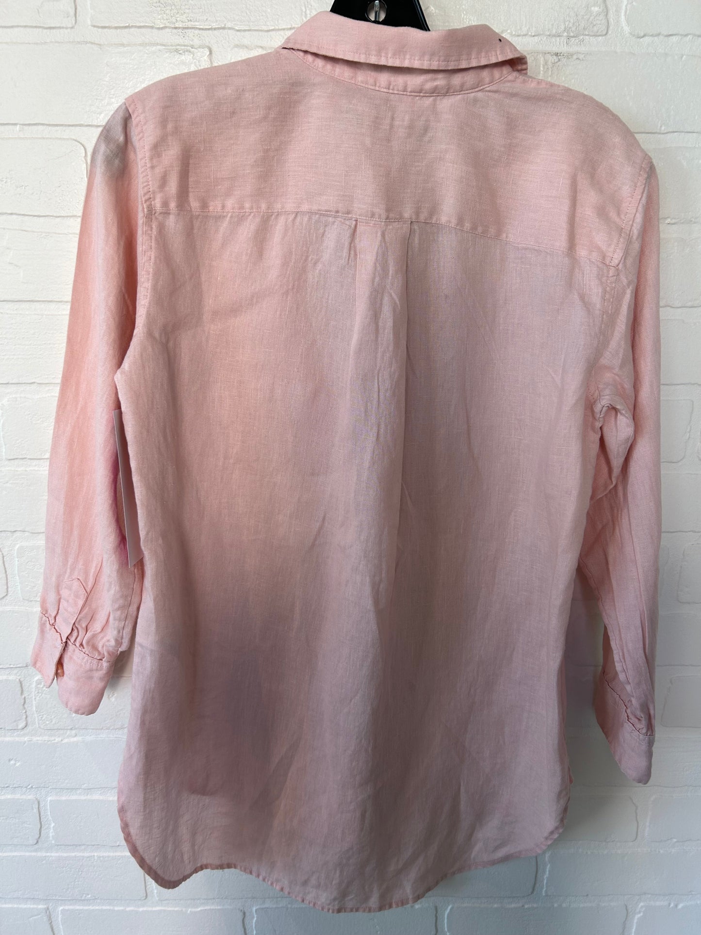 Pink Top Long Sleeve Lauren By Ralph Lauren, Size S
