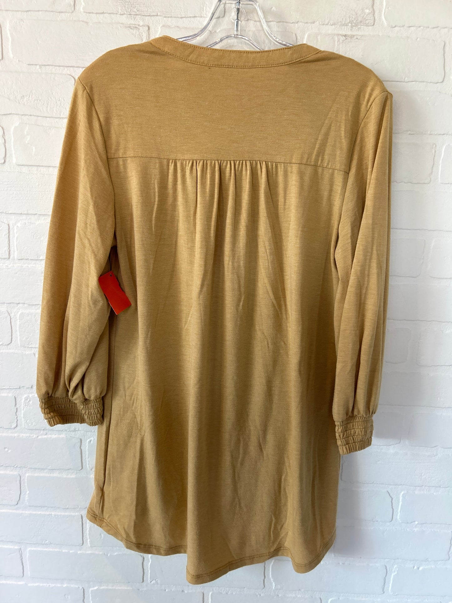 Yellow Top Long Sleeve Wondery, Size S