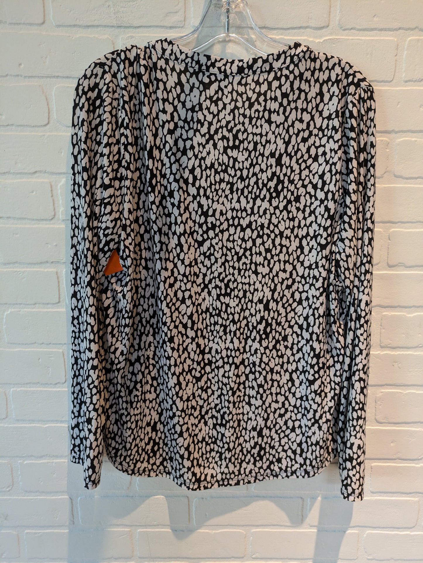 Animal Print Top Long Sleeve Inc, Size L