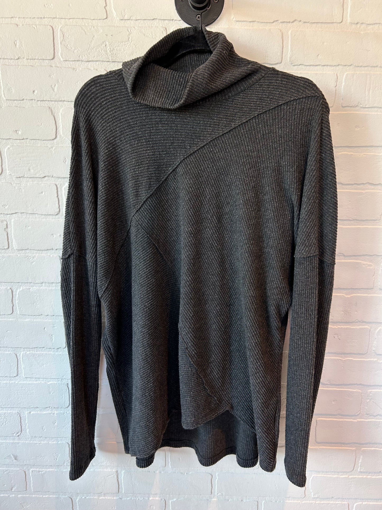 Grey Top Long Sleeve Bordeaux, Size M