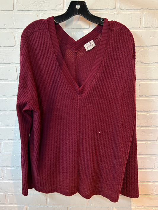 Red Top Long Sleeve PST, Size L