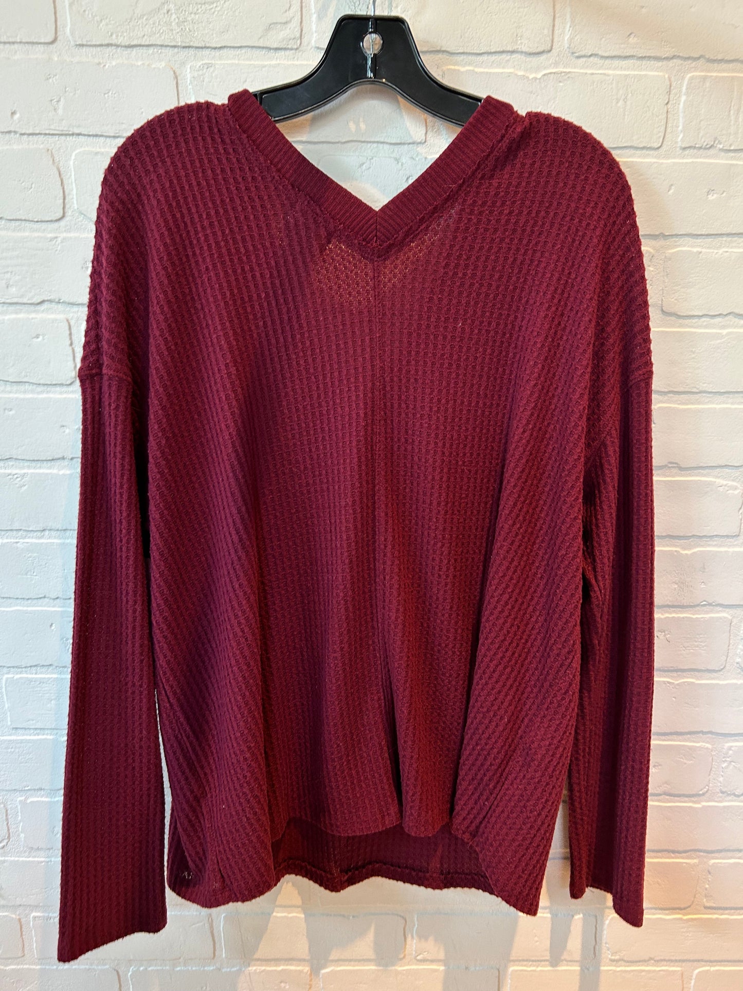 Red Top Long Sleeve PST, Size L