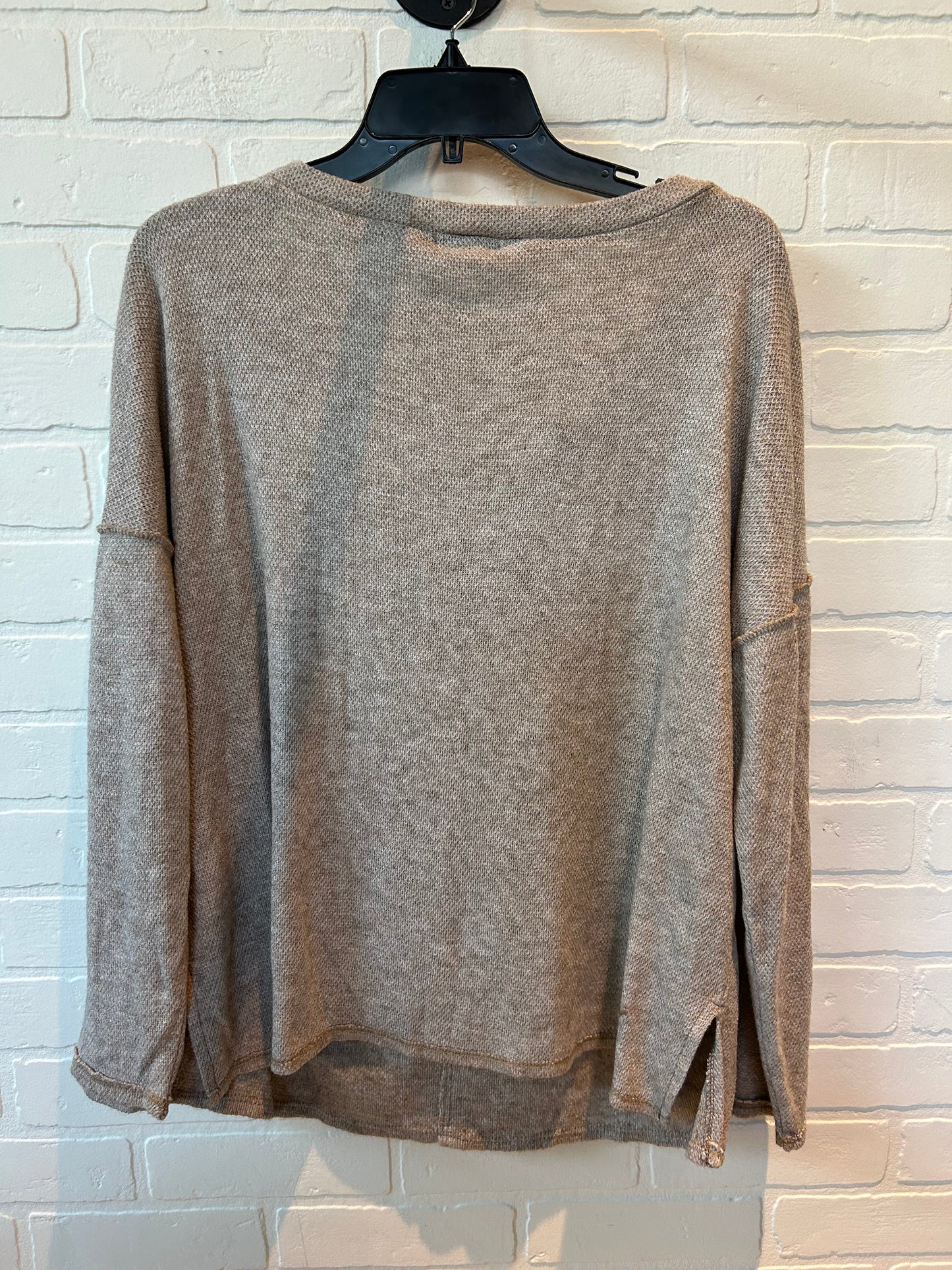 Brown Top Long Sleeve Shop Stevie, Size M