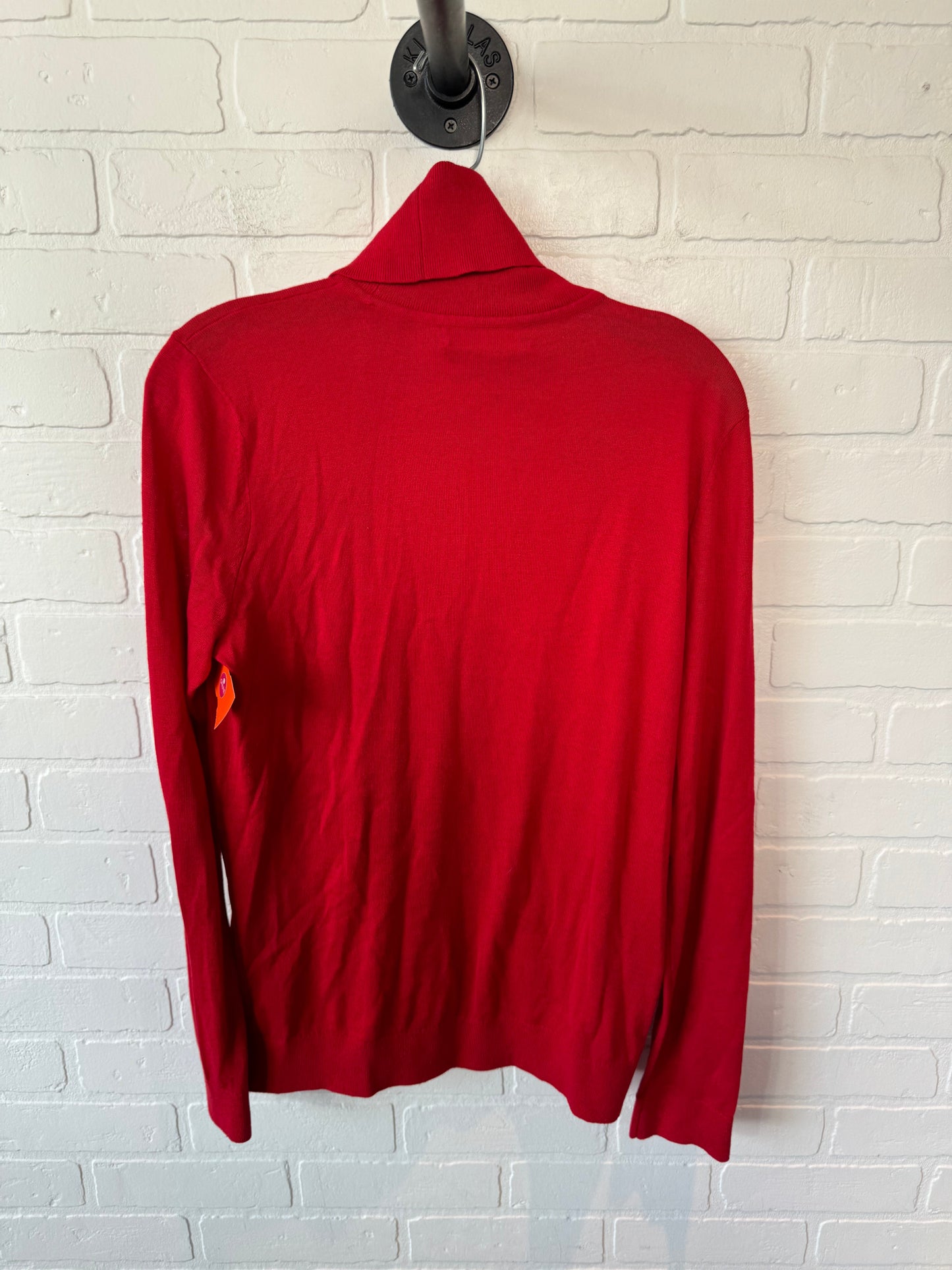 Sweater By Lauren By Ralph Lauren In Red, Size: L