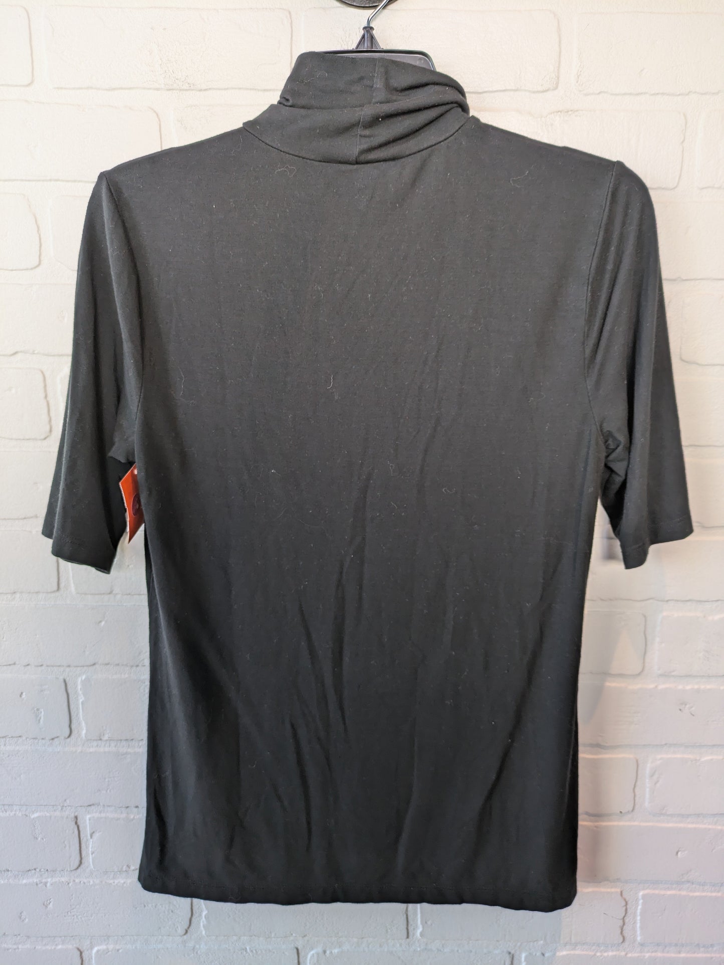 Top Short Sleeve Basic By Lauren By Ralph Lauren In Black, Size: L