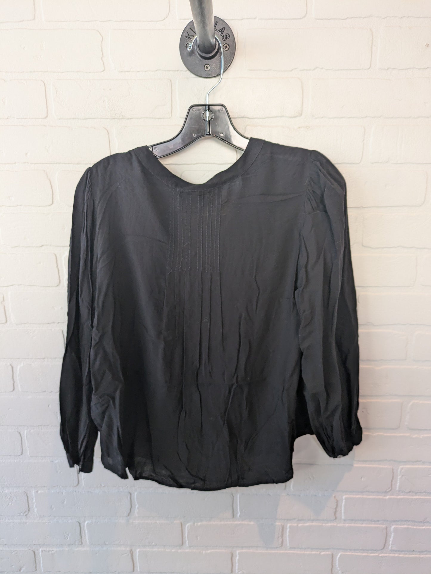 Top Long Sleeve By Velvet In Black, Size: Xs