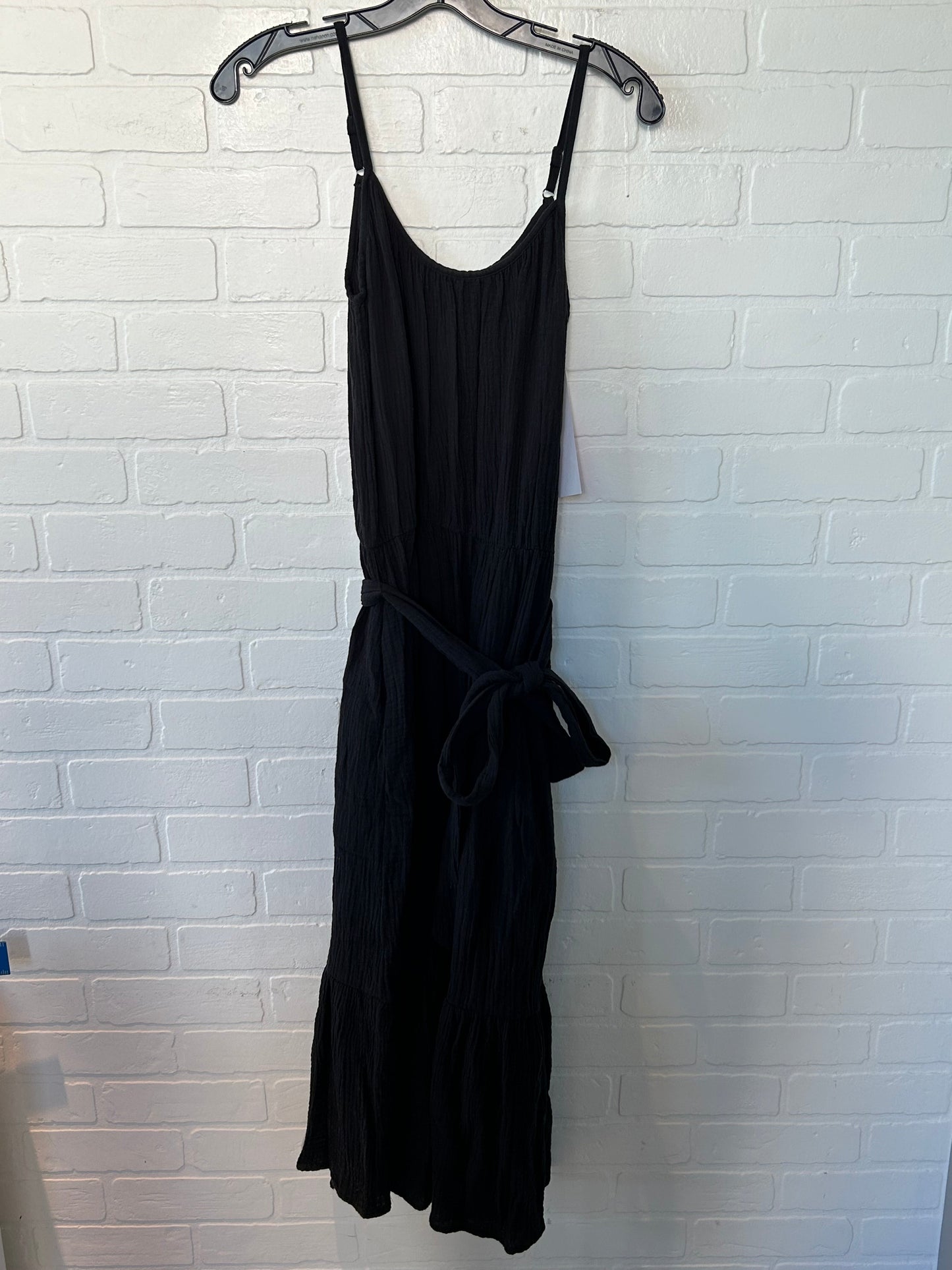 Black Dress Casual Midi Cmb, Size S