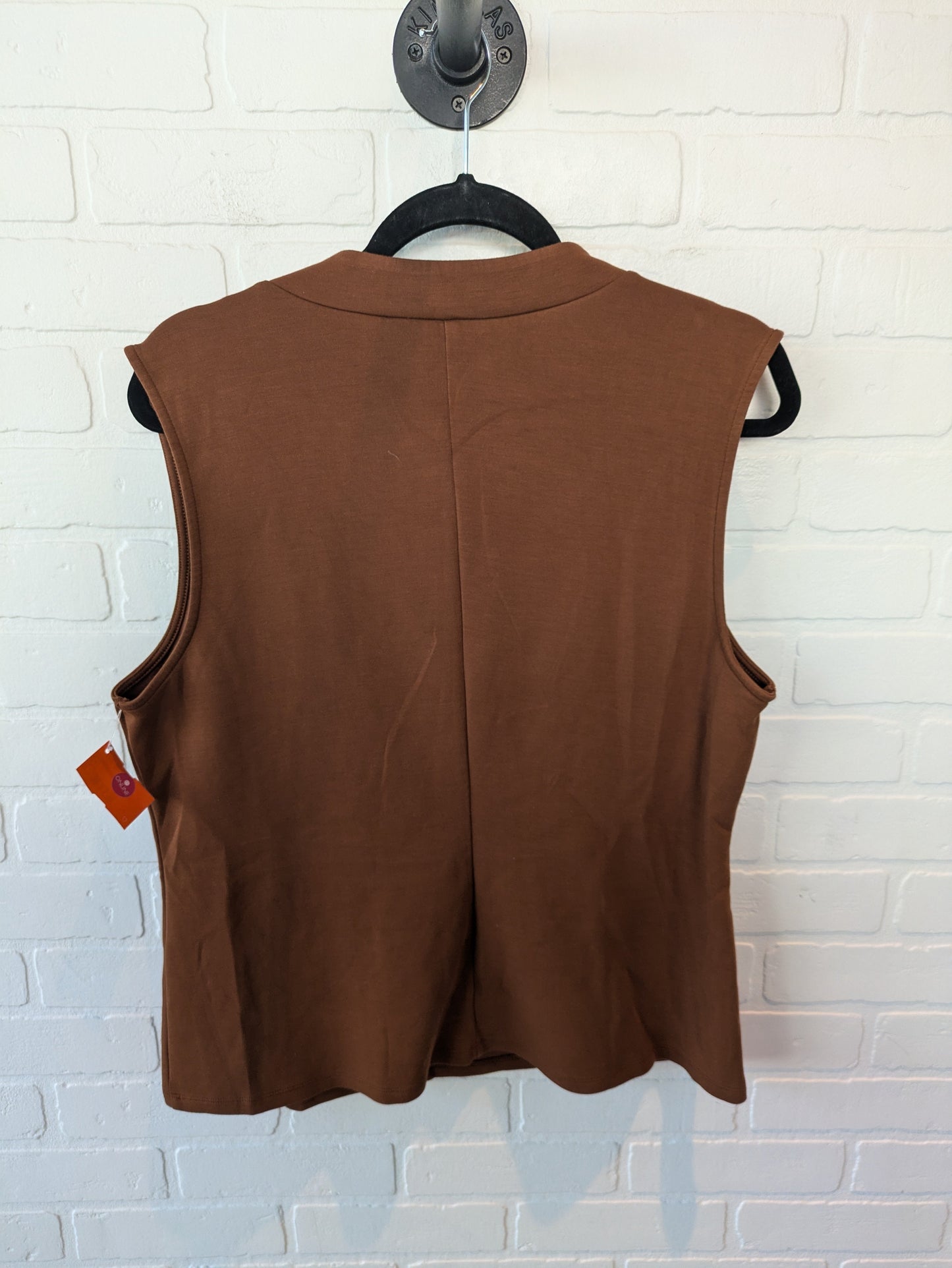 Top Sleeveless By Banana Republic In Brown, Size: Xl