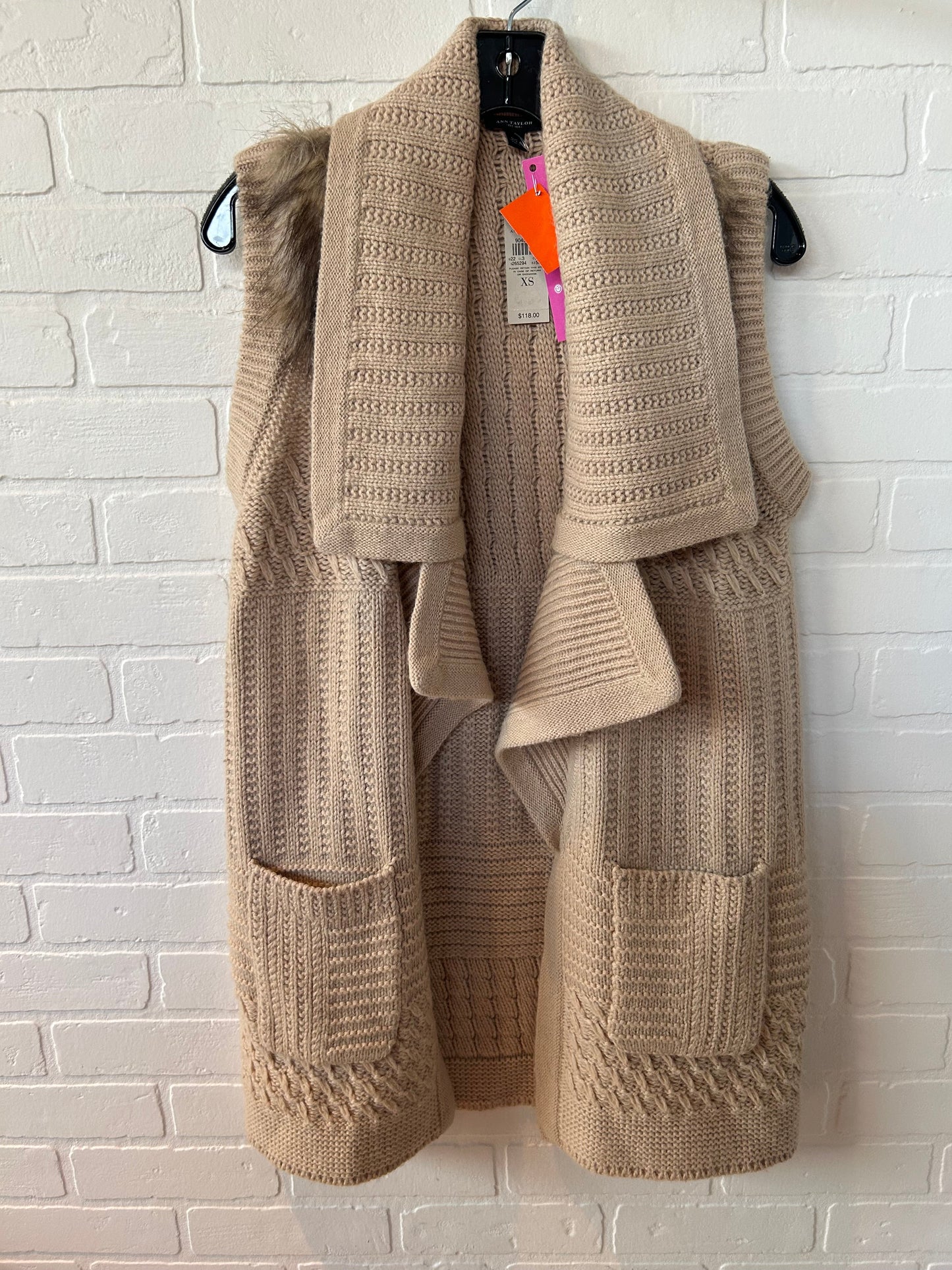 Vest Sweater By Ann Taylor  Size: Xs