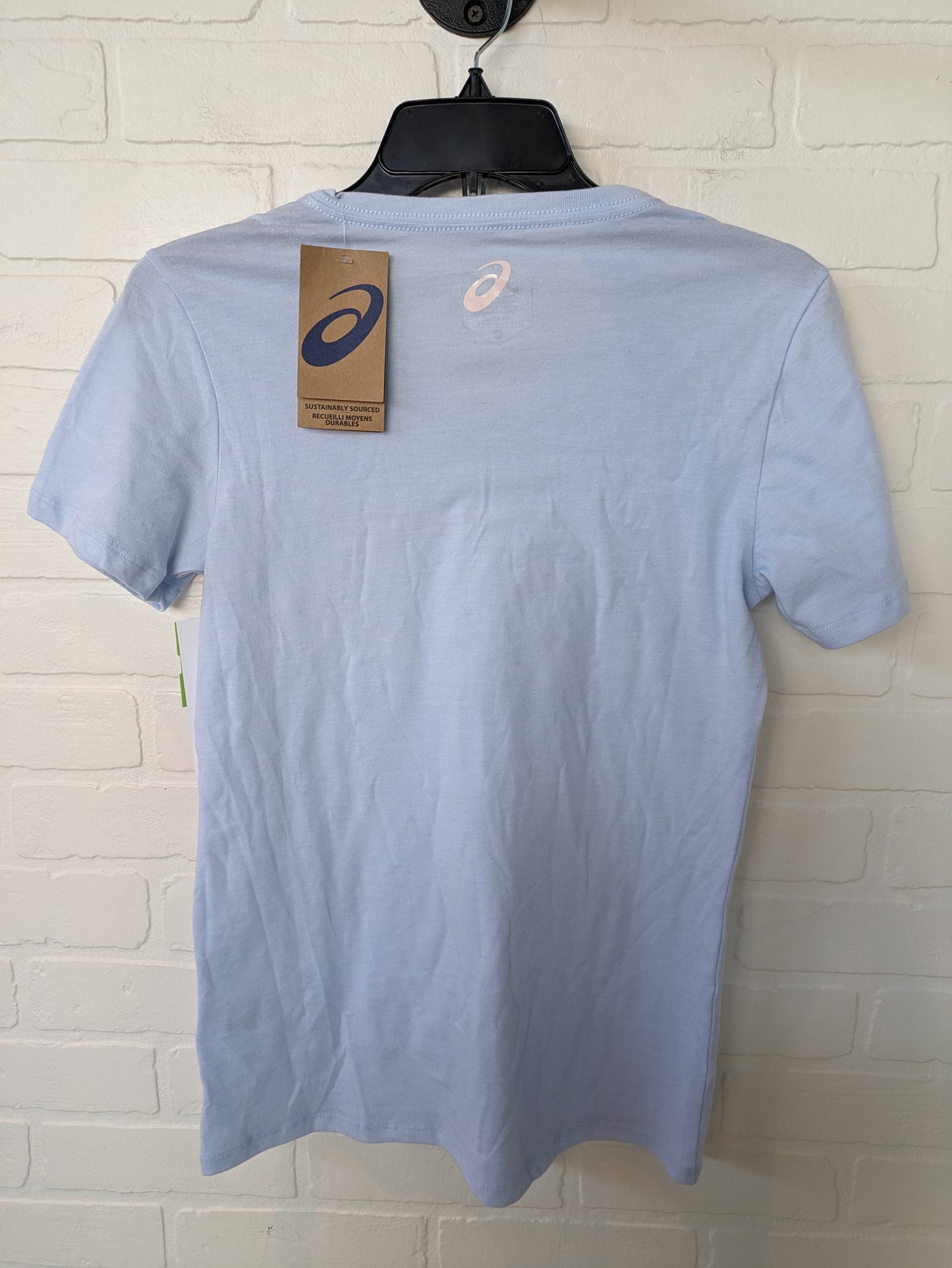 Athletic Top Short Sleeve By Asics  Size: Xs