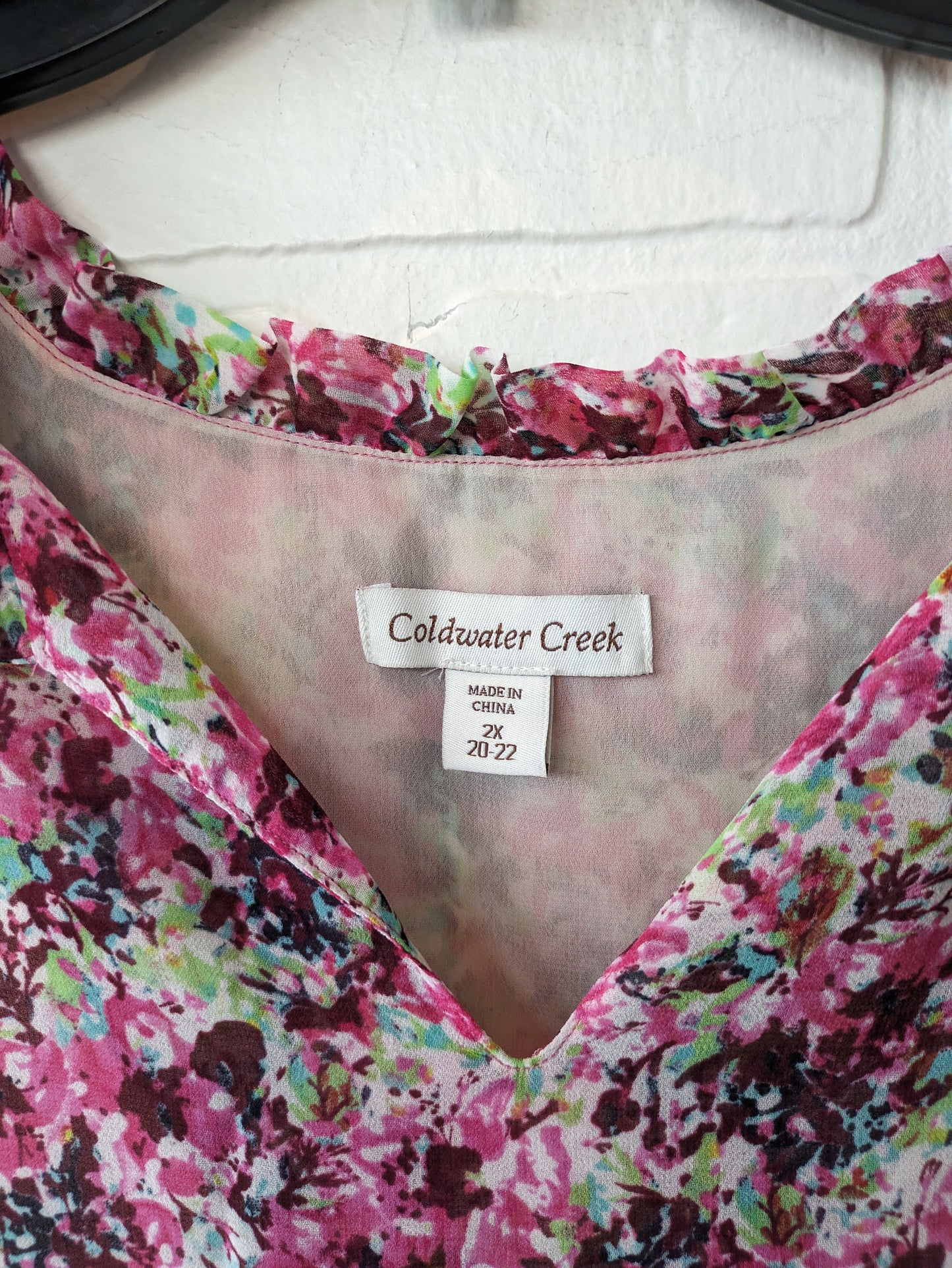 Top Short Sleeve By Coldwater Creek  Size: 2x