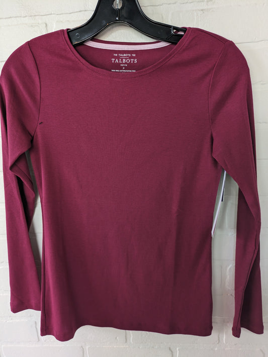 Top Long Sleeve Basic By Talbots  Size: Petite