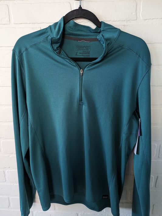 Athletic Top Long Sleeve Collar By Patagonia  Size: M