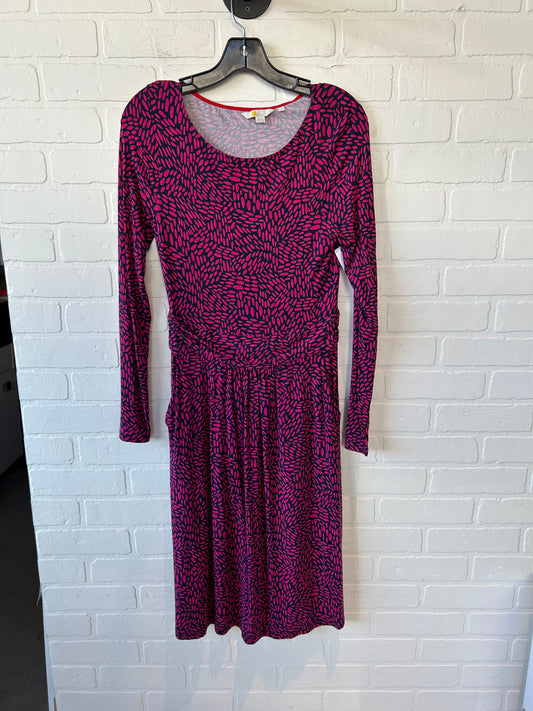 Dress Casual Midi By Boden In Pink, Size: S