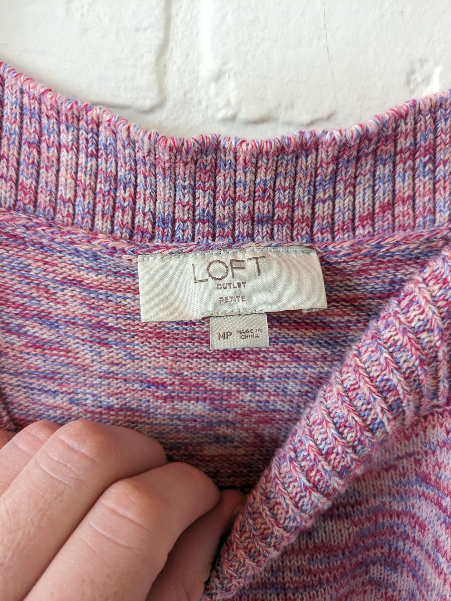 Vest Sweater By Loft  Size: M