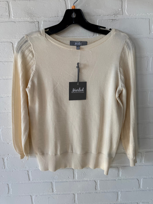 Sweater By Marled In Cream, Size: Xs