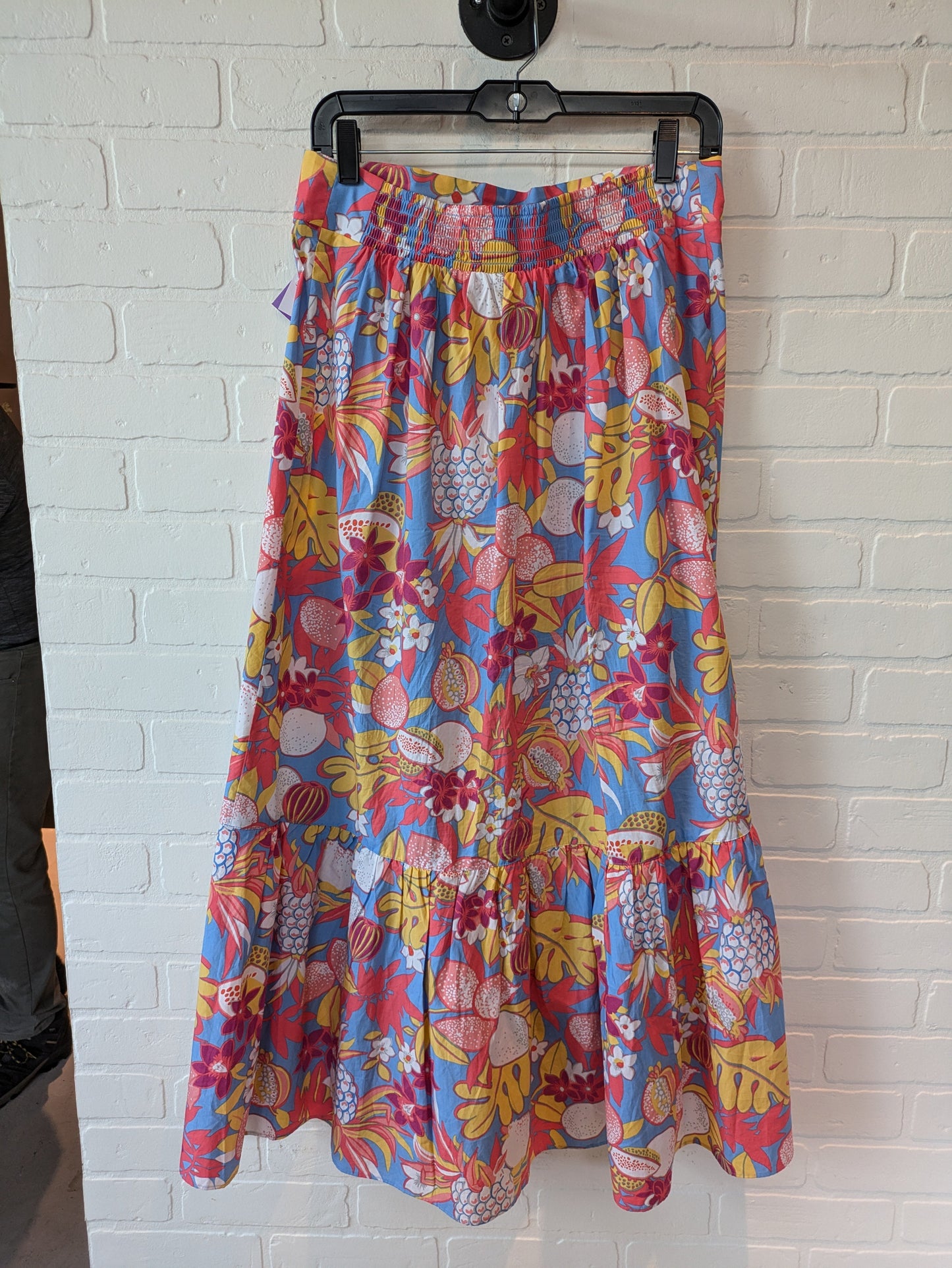 Blue & Pink Skirt Maxi Talbots, Size 8