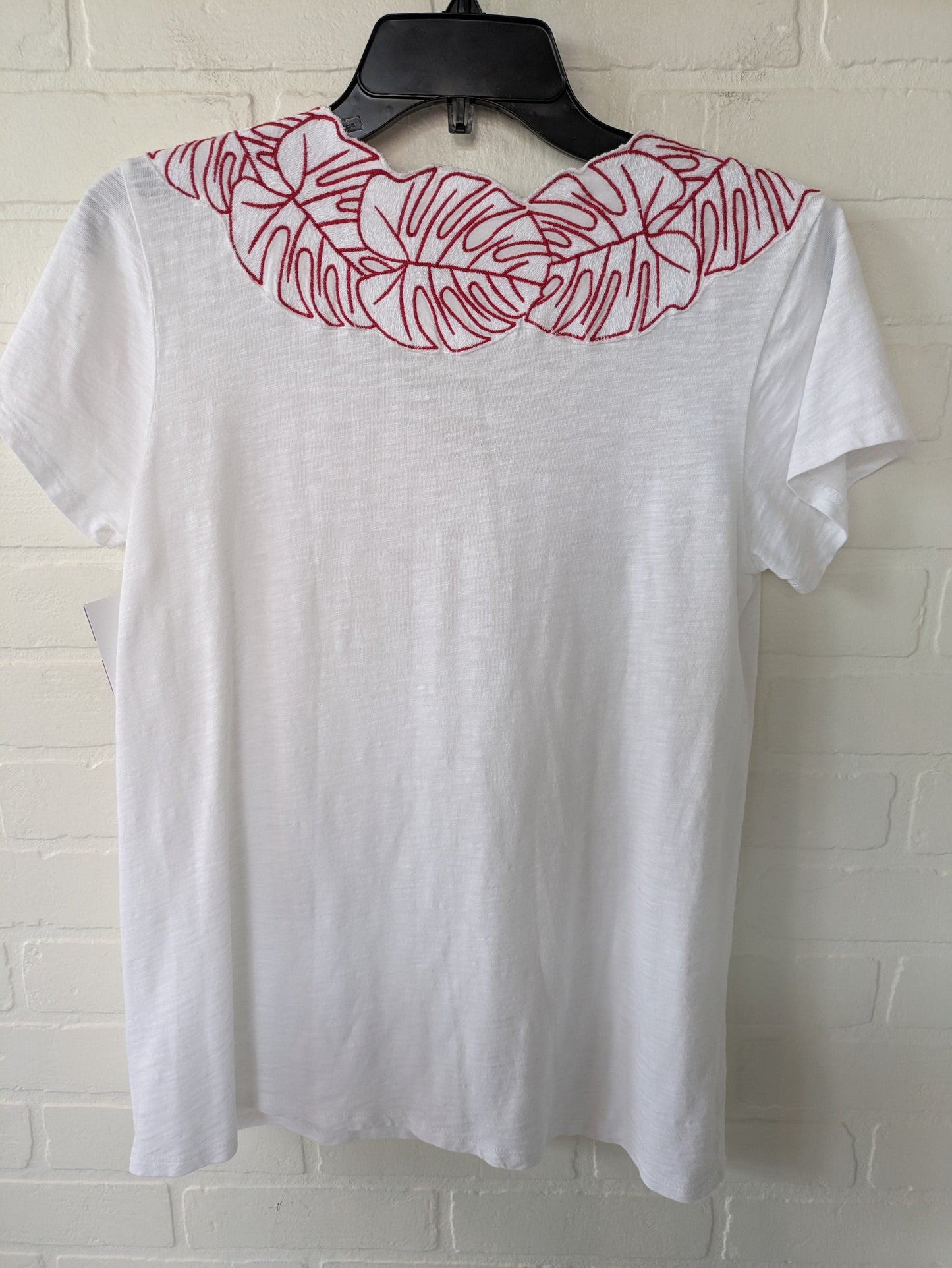 White Top Short Sleeve Soft Surroundings, Size Xs