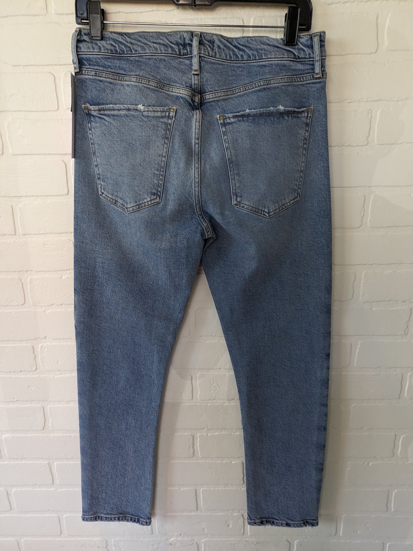 Blue Denim Jeans Straight Agolde, Size 10