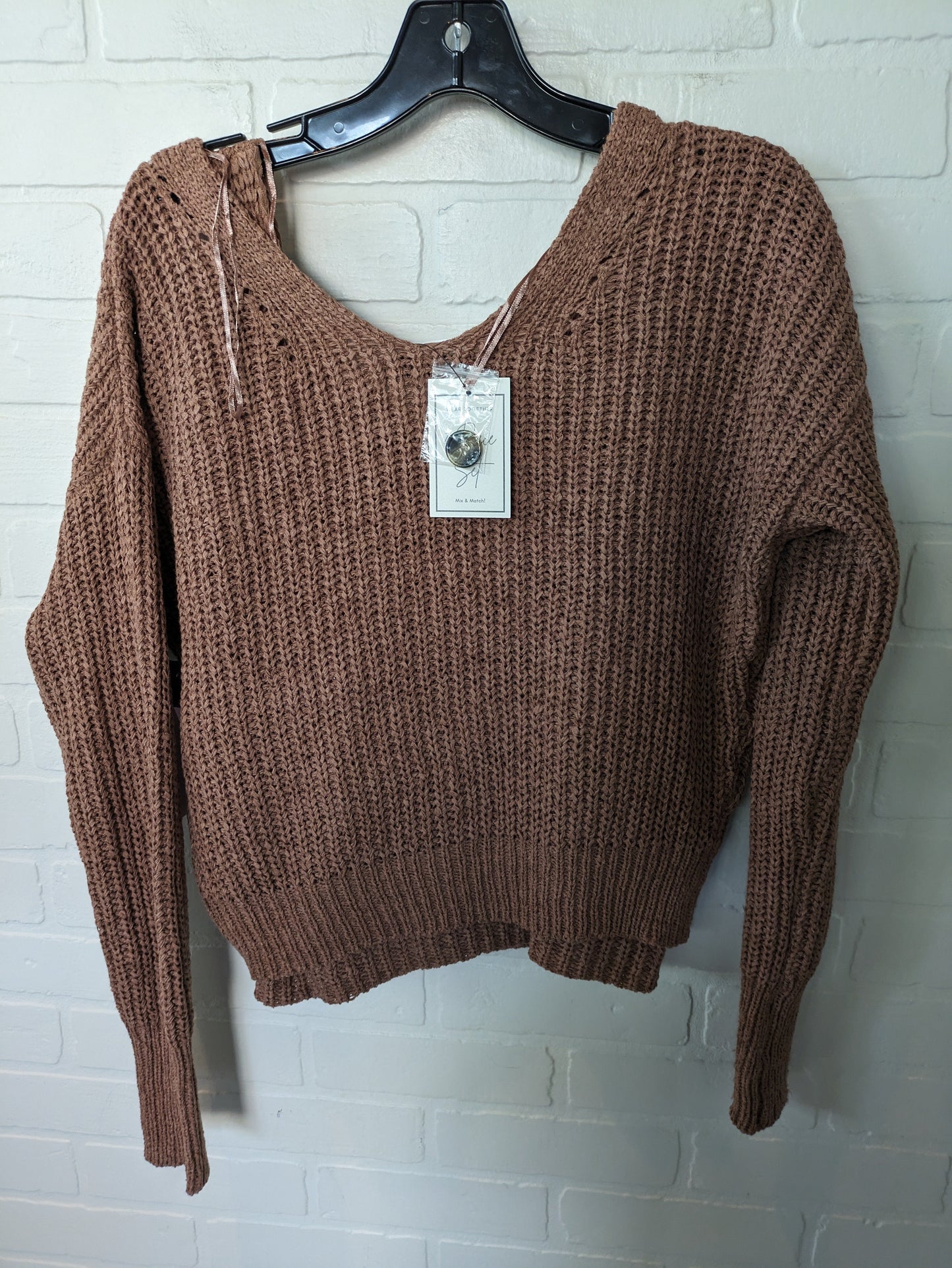 Brown Sweater 2pc Clothes Mentor, Size L