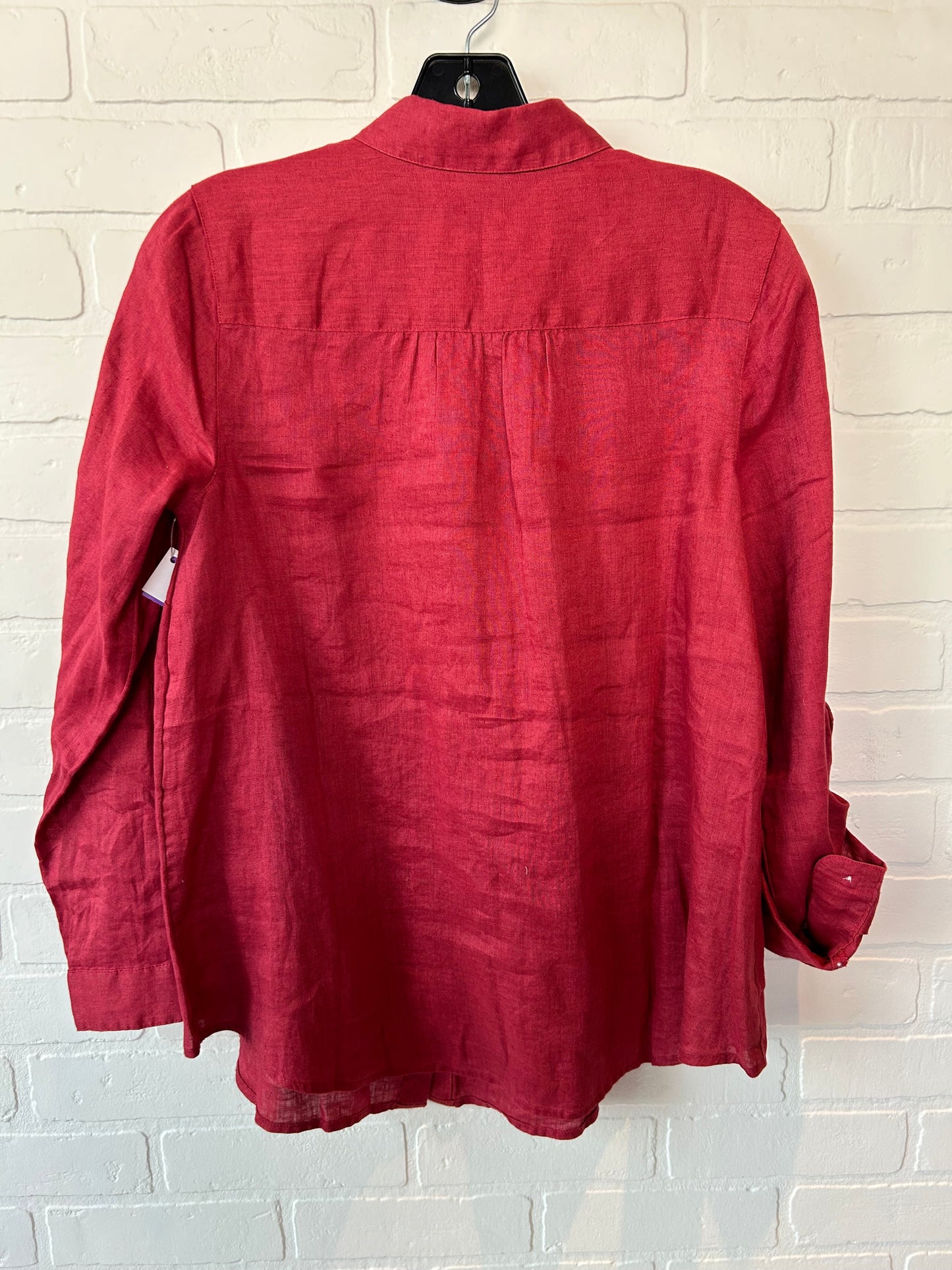 Red Top Long Sleeve J. Jill, Size Xs