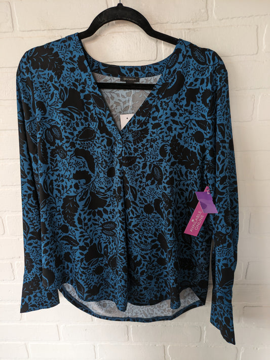 Blue Top Long Sleeve Ann Taylor, Size S