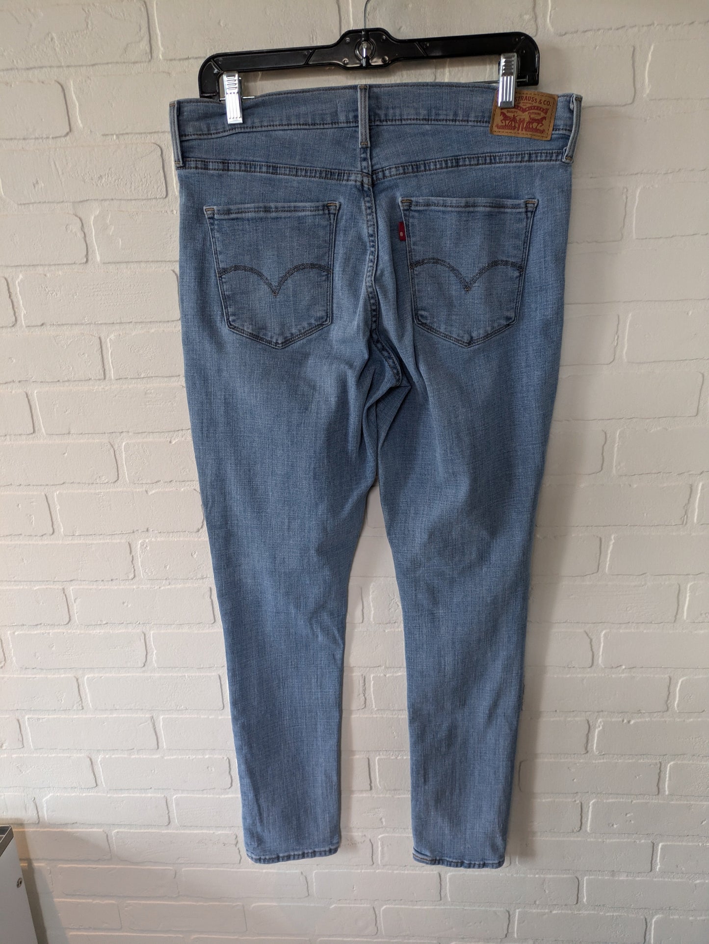 Blue Denim Jeans Skinny Levis, Size 12