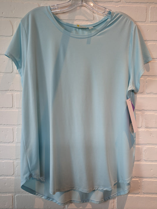 Blue Athletic Top Short Sleeve Zella, Size Xl