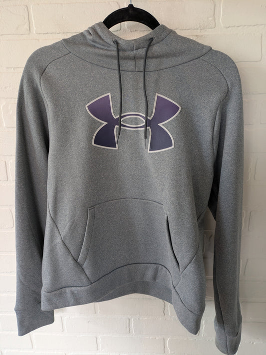 Grey Athletic Sweatshirt Hoodie Under Armour, Size S
