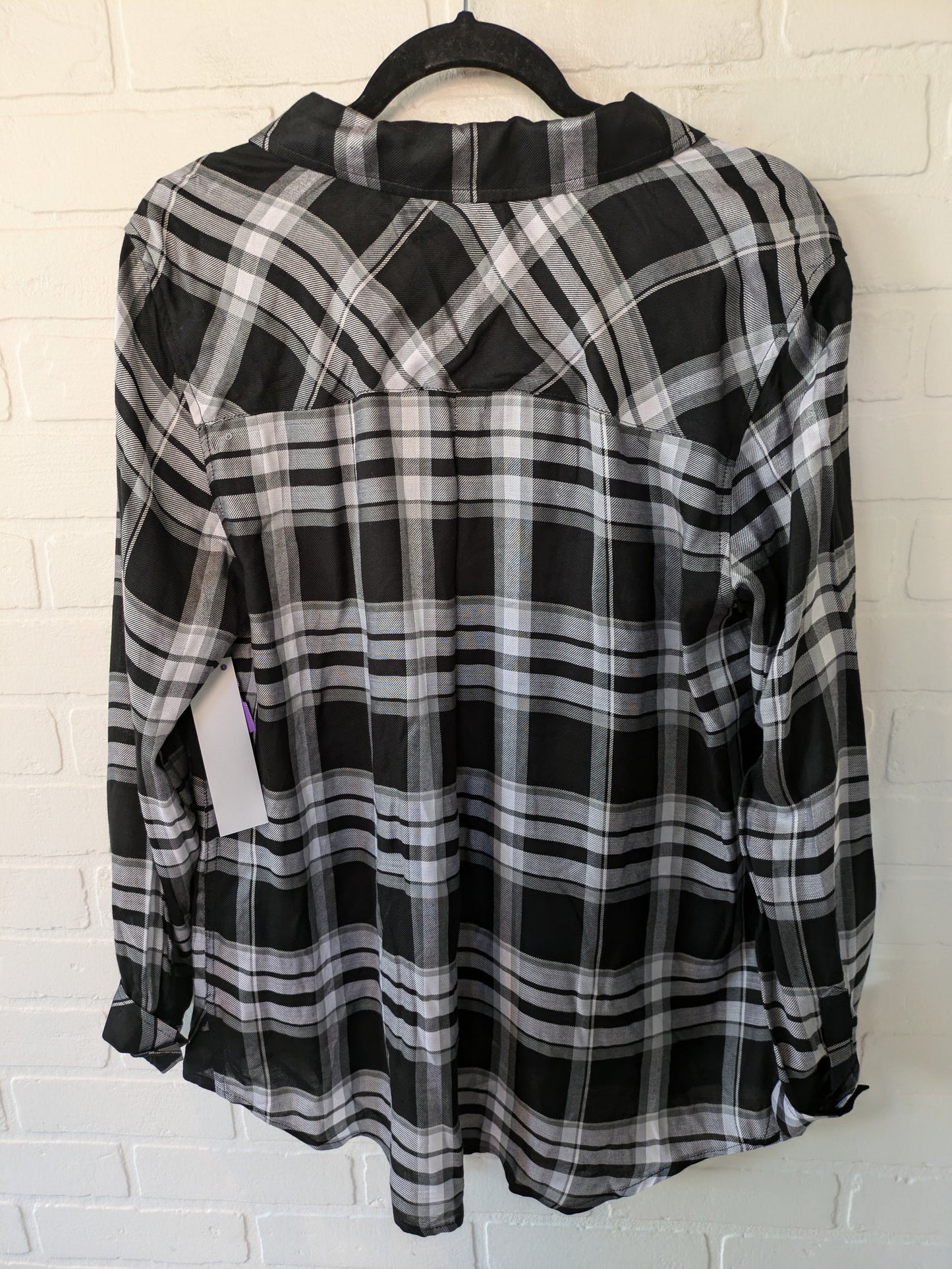 Black Top Long Sleeve Christopher And Banks, Size Xl