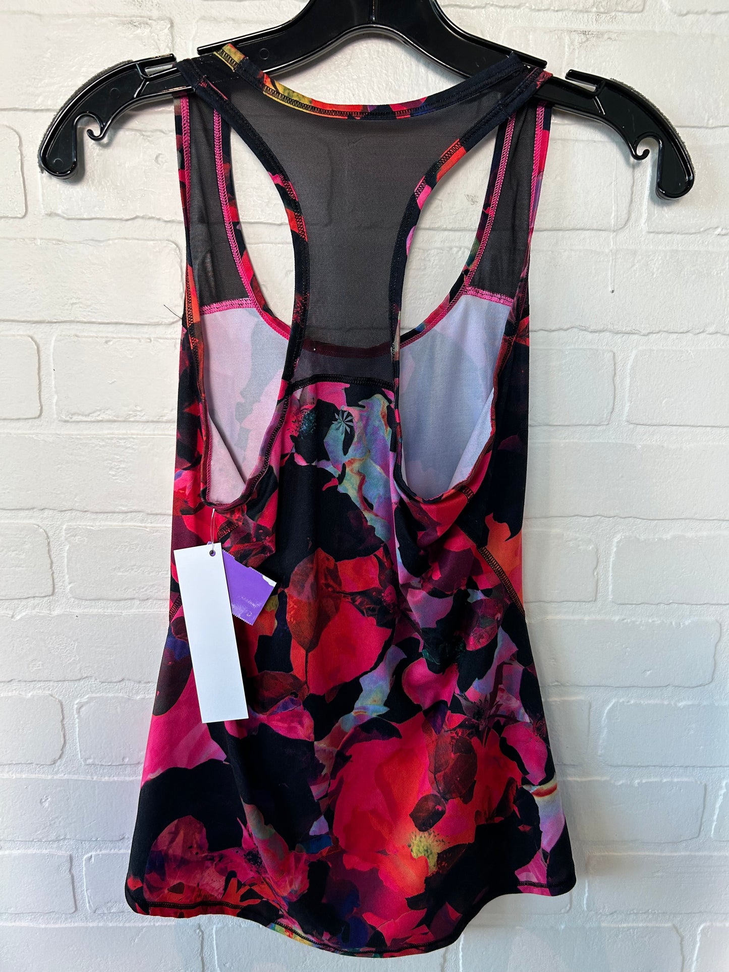 Black & Pink Athletic Tank Top Athleta, Size Xxs