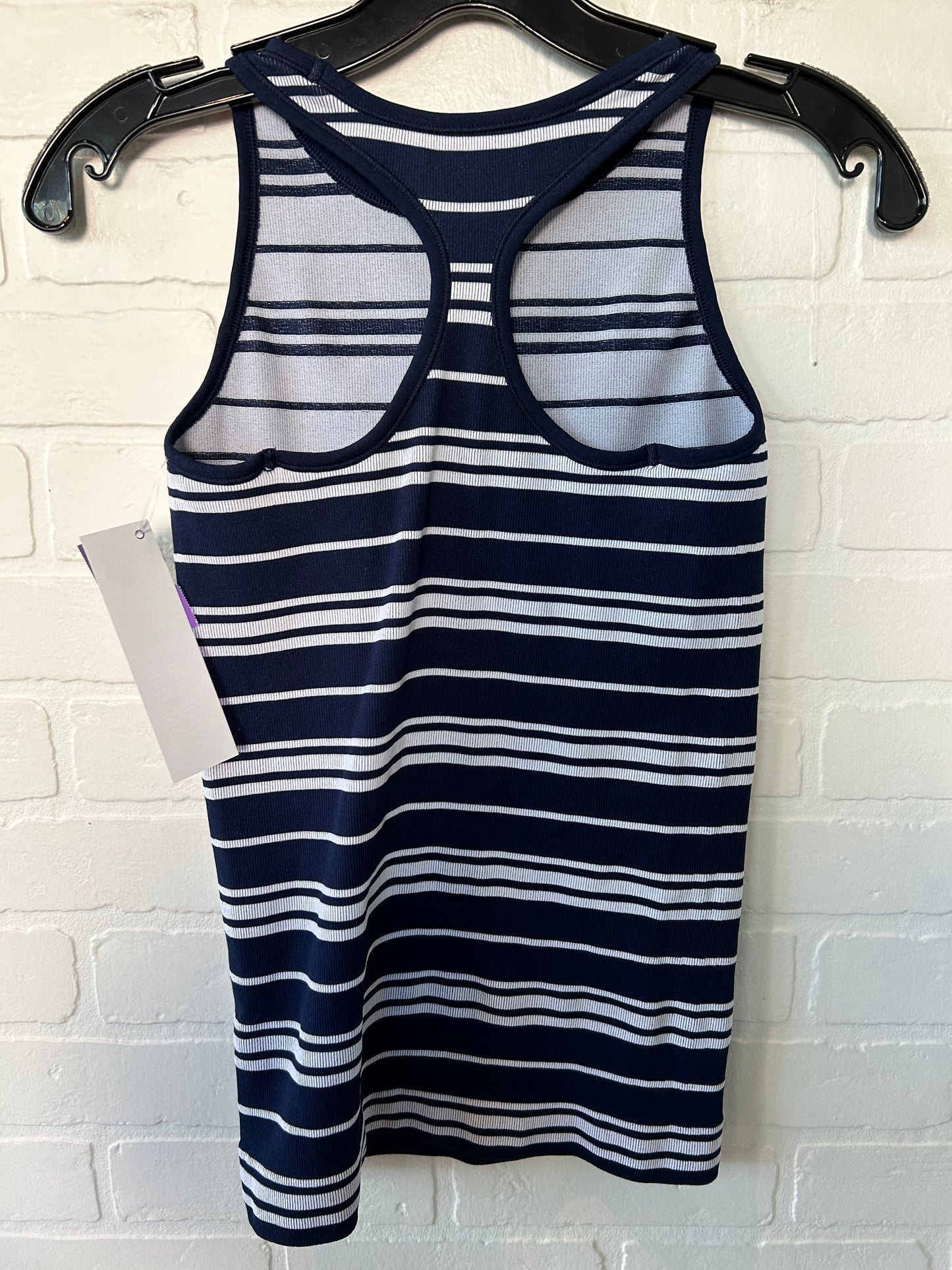 Blue & White Athletic Tank Top Athleta, Size S