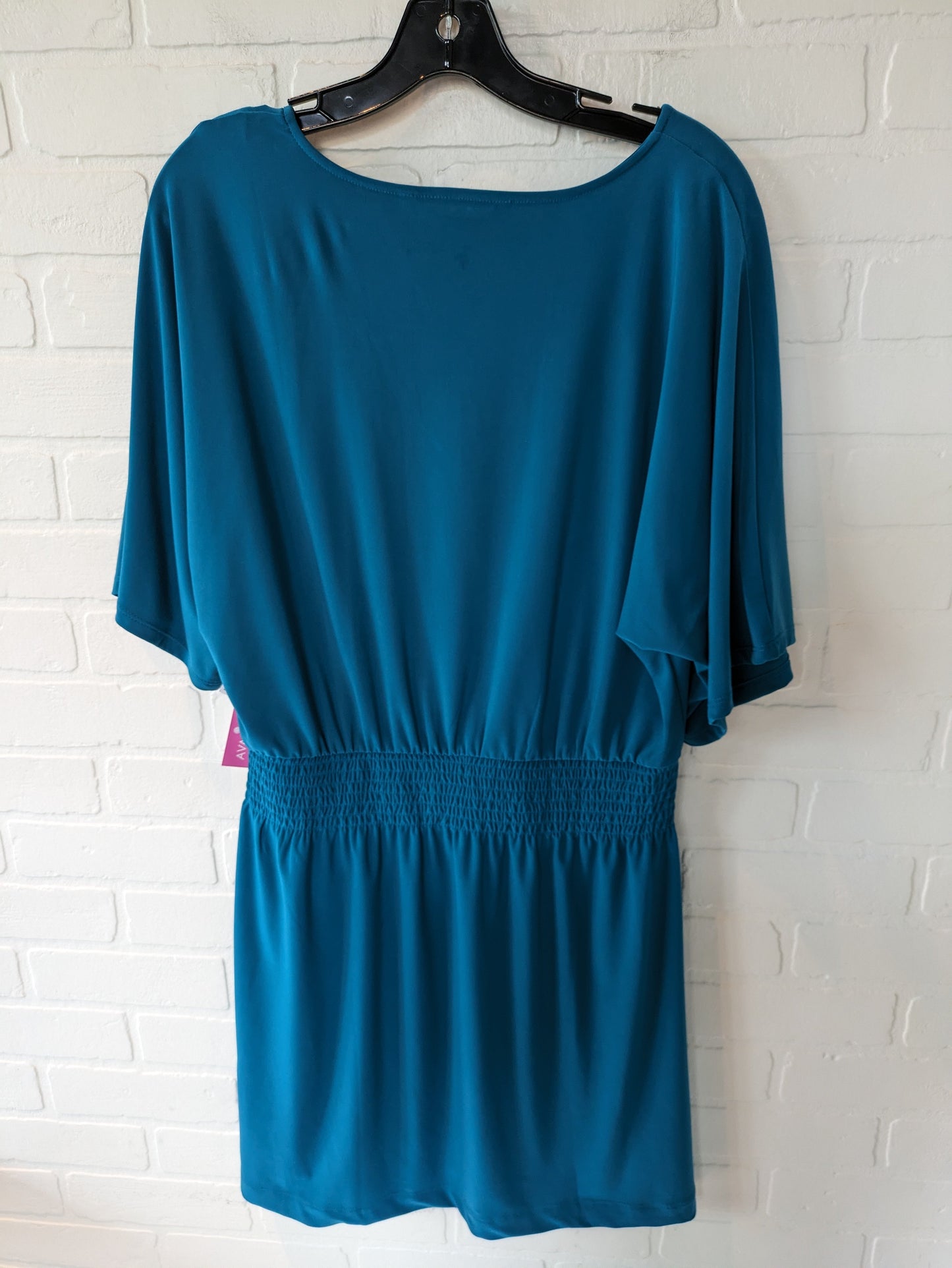 Blue Dress Casual Short White House Black Market, Size M