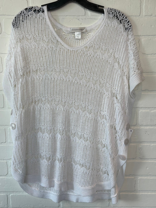 White Sweater Christopher And Banks, Size L