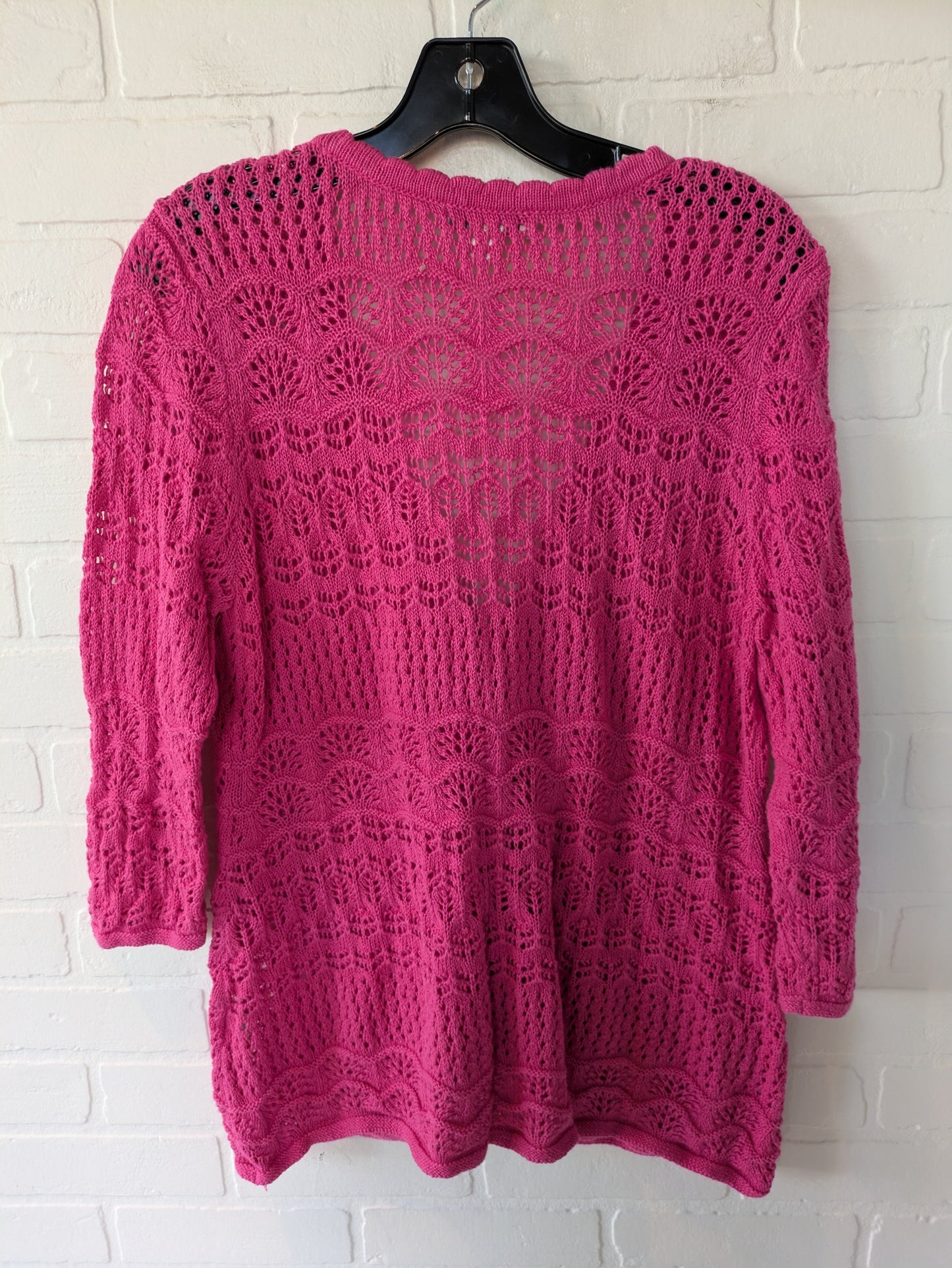 Pink Sweater Cardigan Christopher And Banks, Size Xl