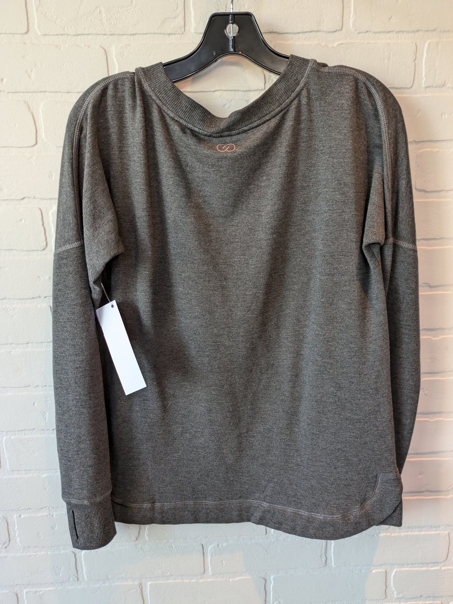 Grey Athletic Sweatshirt Crewneck Calia, Size S