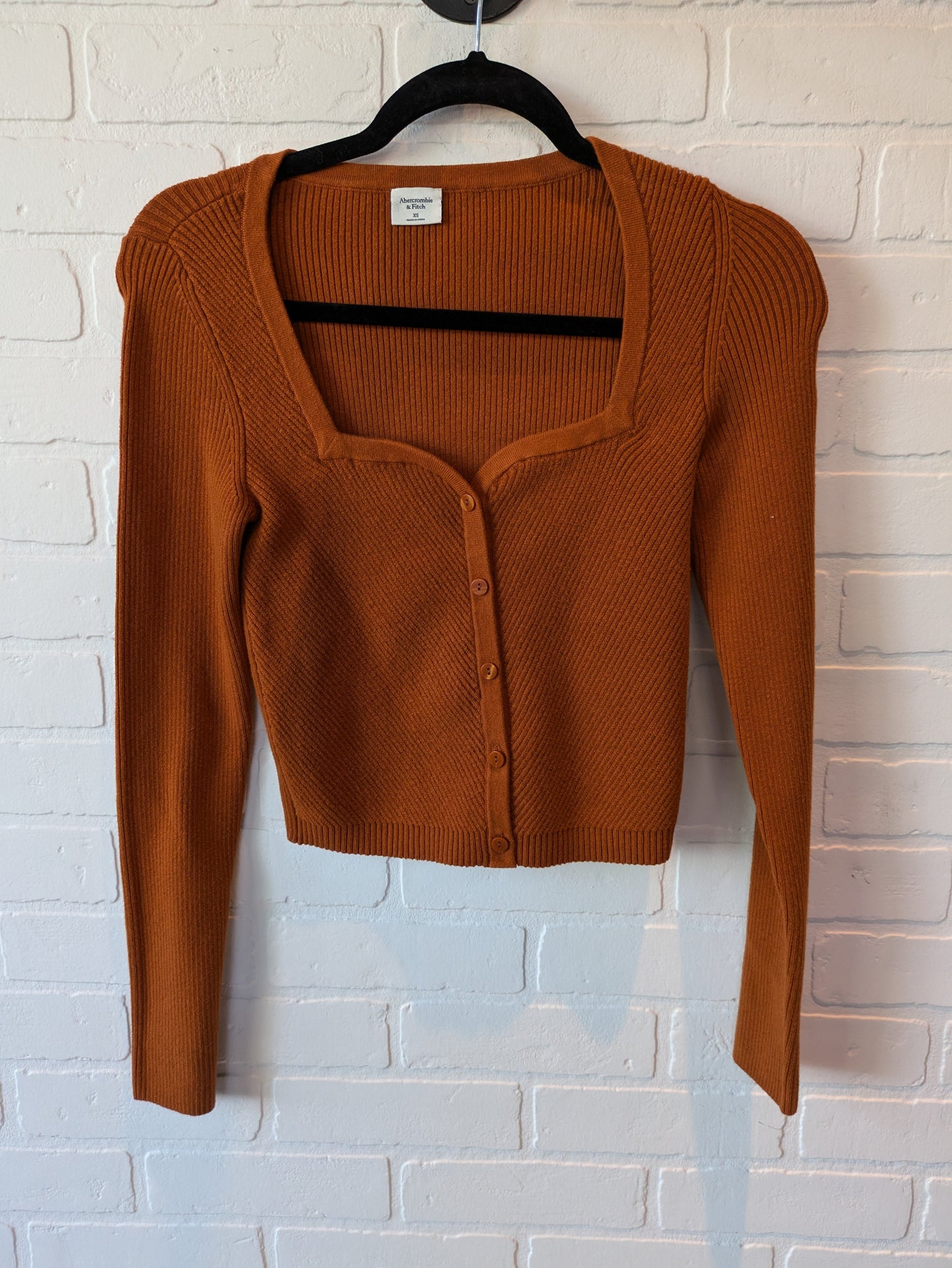 Orange Sweater Abercrombie And Fitch, Size Xs