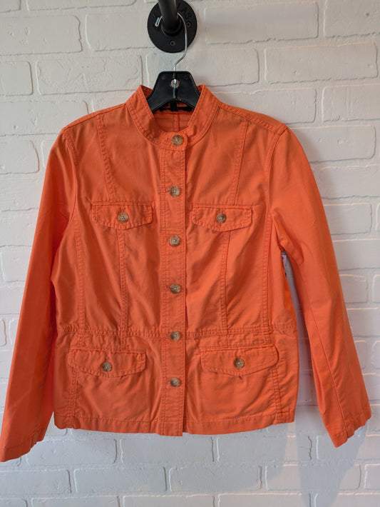 Orange Jacket Denim Talbots, Size M