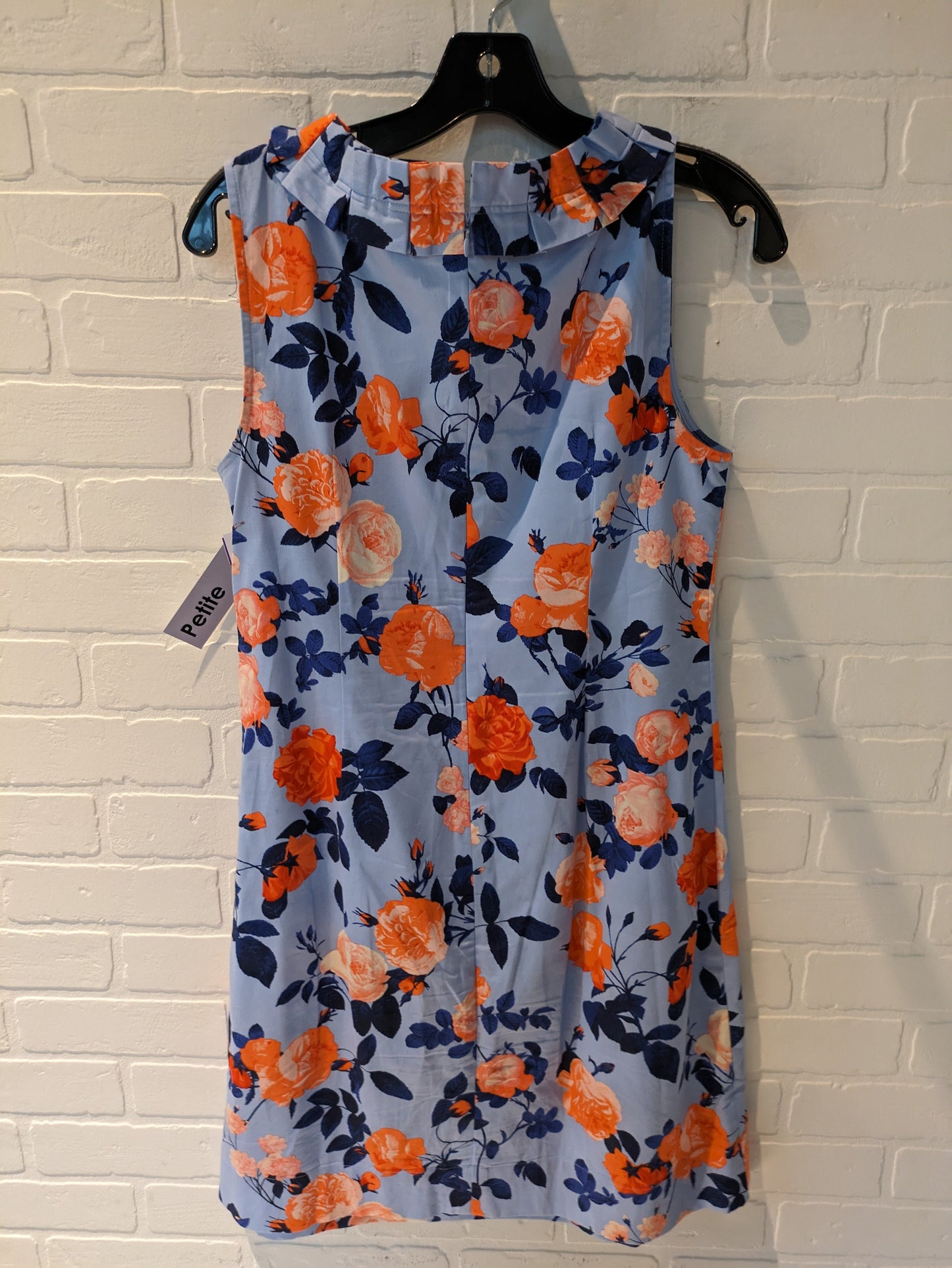 Blue & Orange Dress Casual Short Talbots, Size M