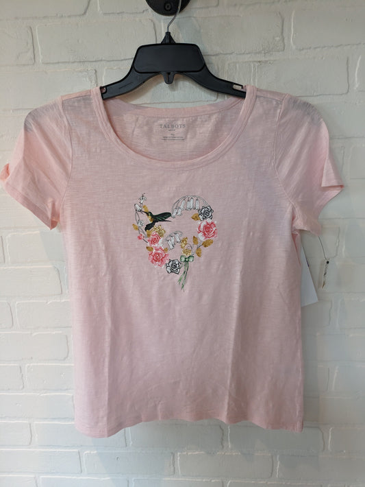 Pink Top Short Sleeve Talbots, Size M