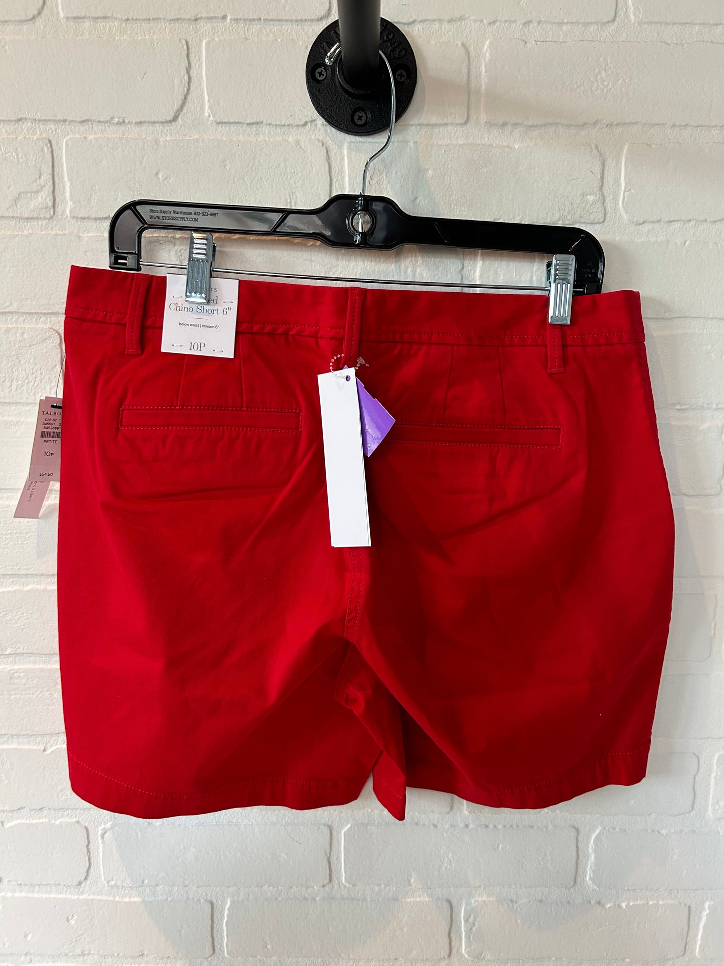 Red Shorts Talbots, Size 10petite