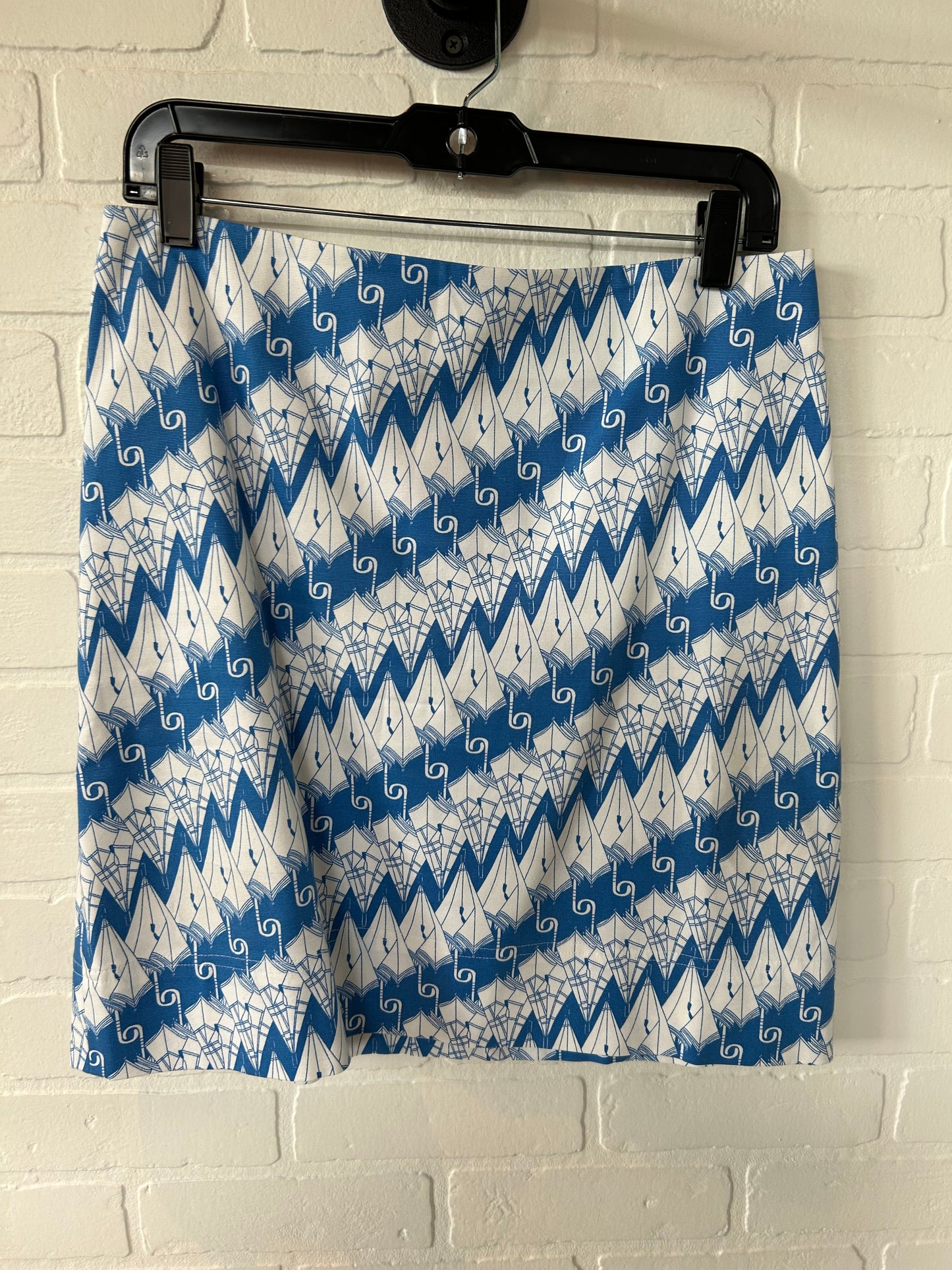 Blue & White Skirt Mini & Short Talbots, Size 10petite